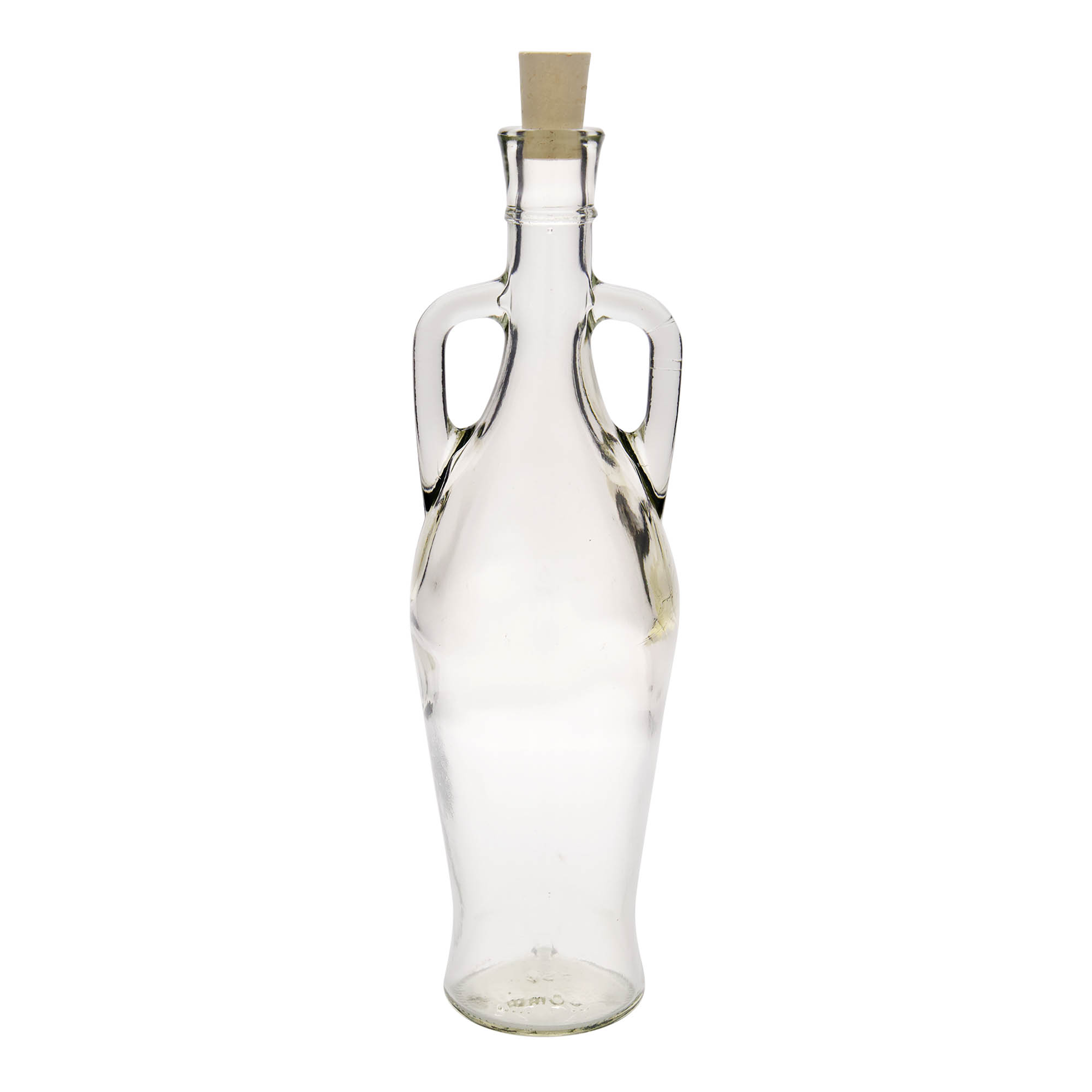 750 ml lasipullo 'Amfora', suuaukko: korkki