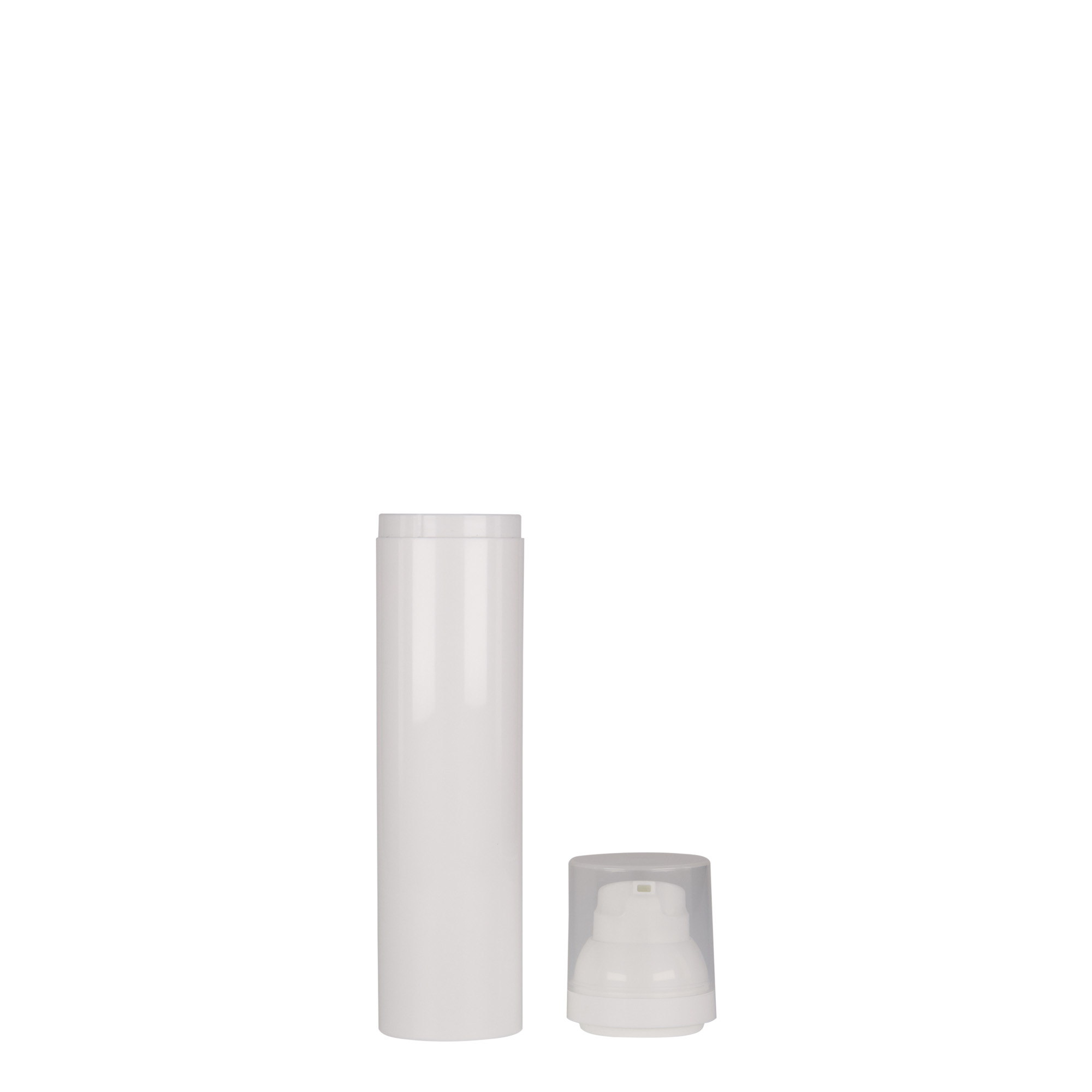 100 ml Airless-annostelija 'Mezzo', PP-muovi, valkoinen 100 ml Airless-annostelija 'Mezzo', PP-muovi, valkoinen