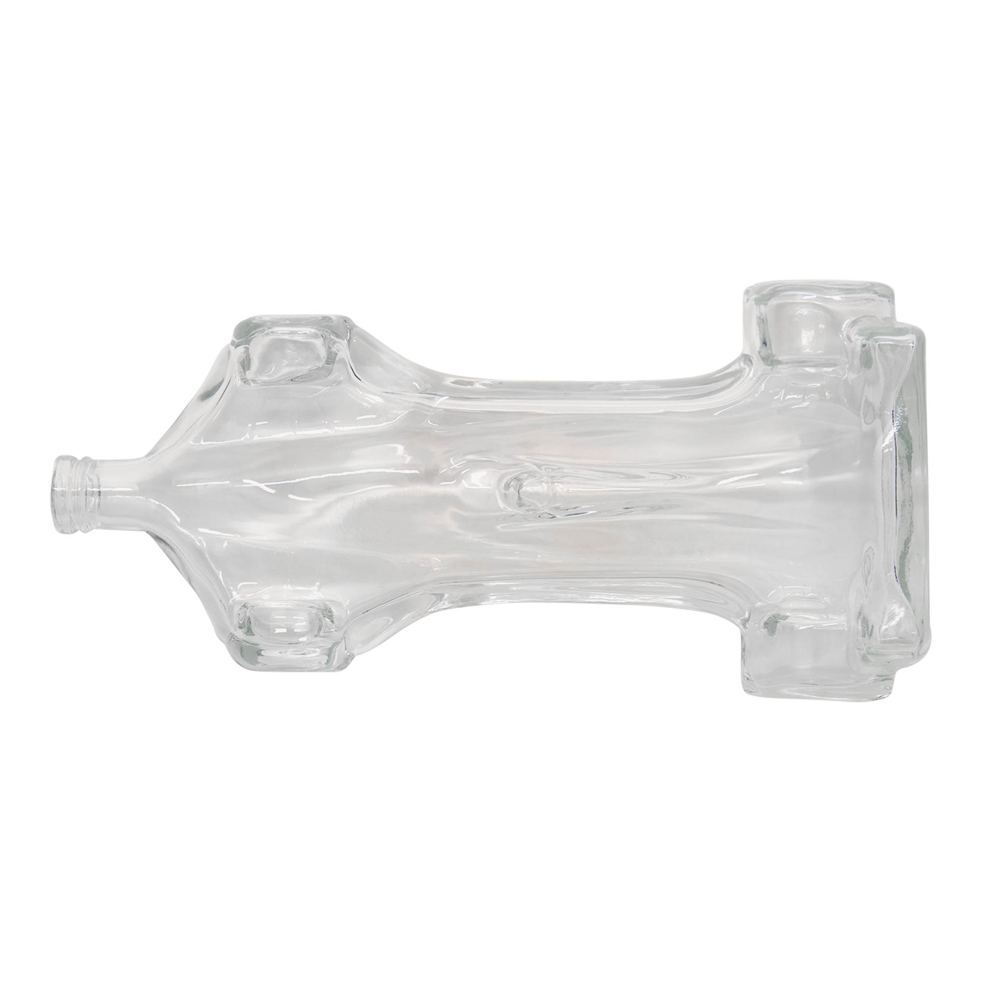 200 ml lasipullo 'Kilpa-auto', suuaukko: korkki
