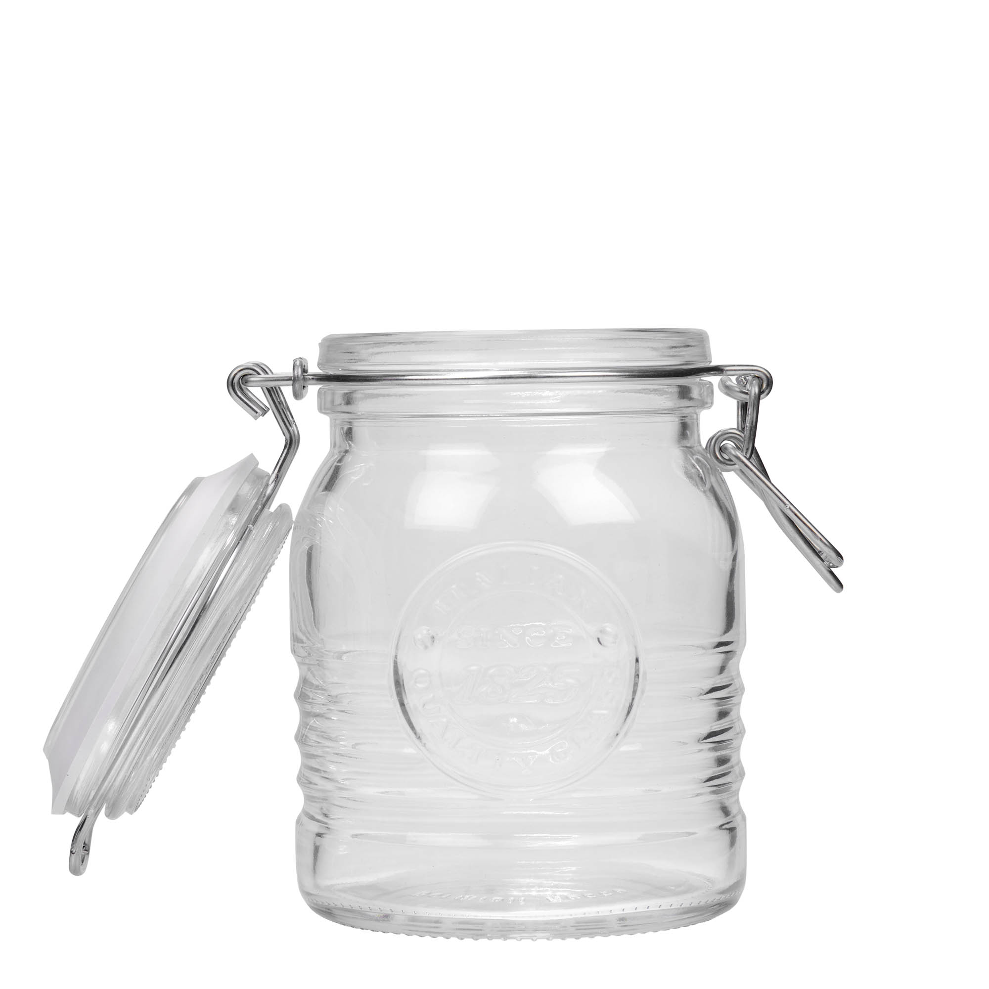 500 ml langallinen lasipurkki 'Officina 1825', suuaukko: langallinen suljin 500 ml langallinen lasipurkki 'Officina 1825', suuaukko: langallinen suljin