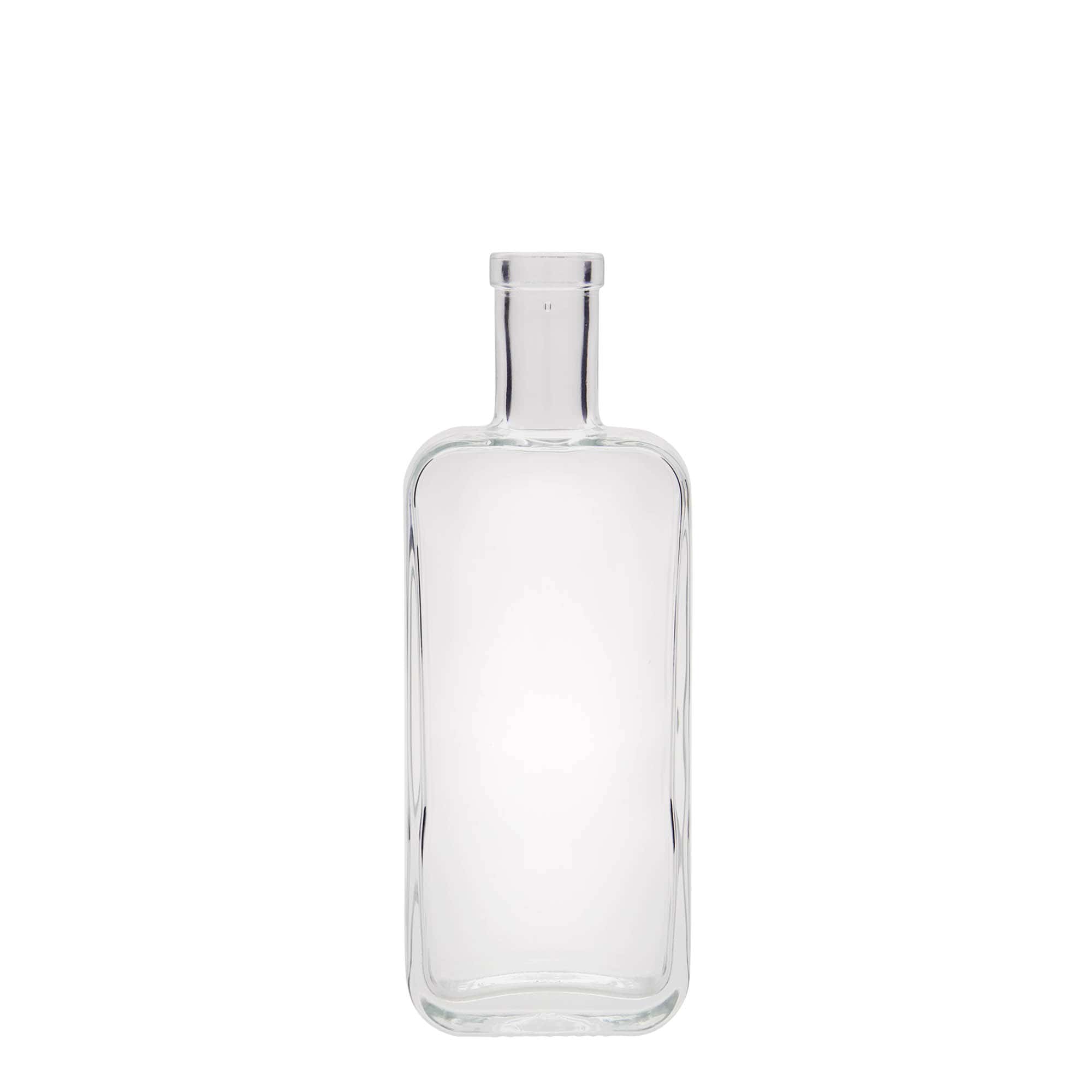 200 ml lasipullo 'Nizza', nelikulm., suu: korkki 200 ml lasipullo 'Nizza', nelikulm., suu: korkki