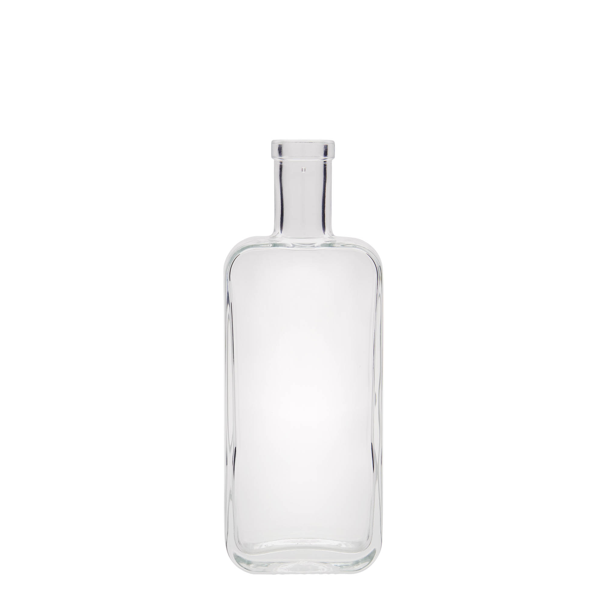 200 ml lasipullo ”Nice”, suorakaide, suuaukko: korkki
