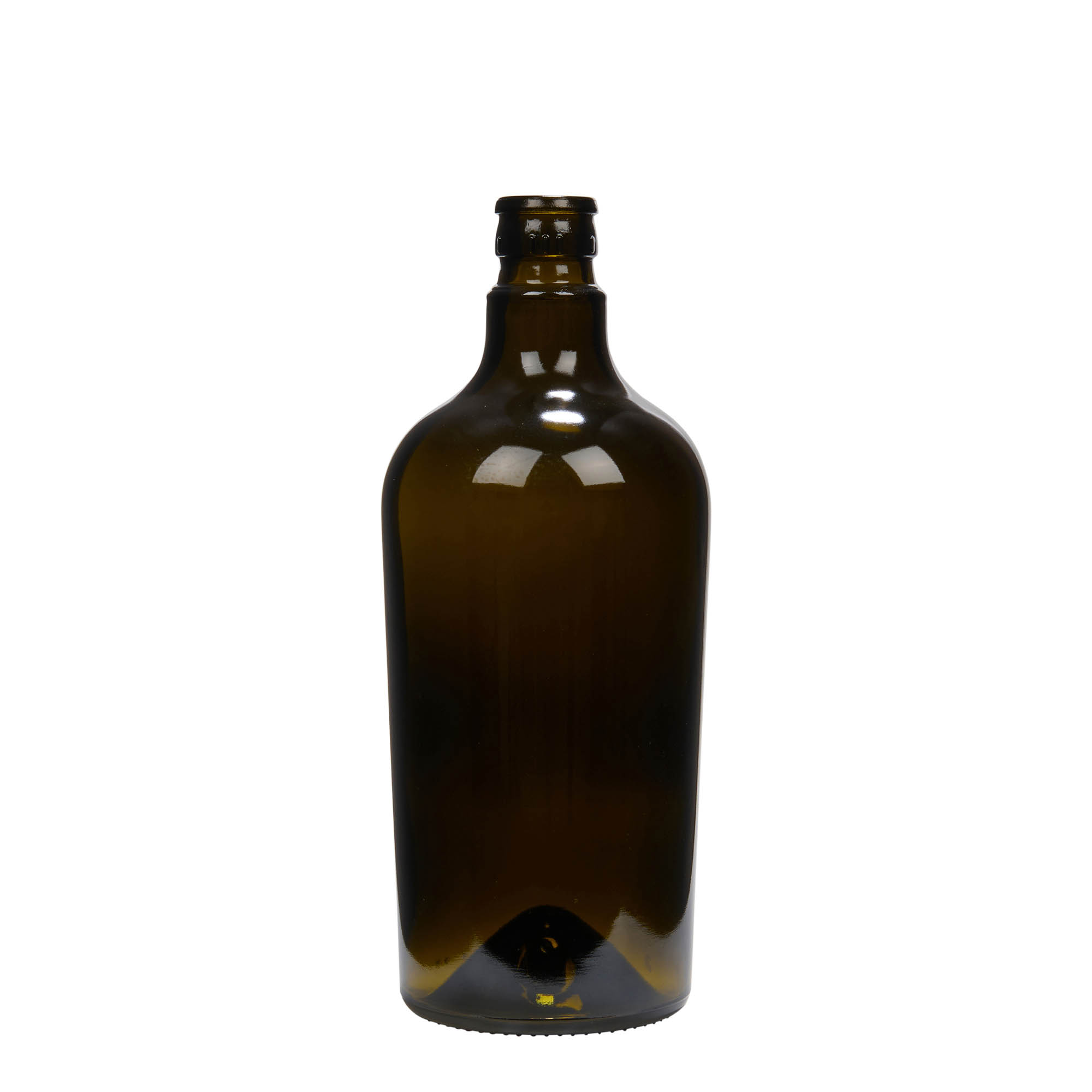 750 ml etikka-/öljypullo 'Oleum', lasia, antiikkivihreä, suuaukko: DOP 750 ml etikka-/öljypullo 'Oleum', lasia, antiikkivihreä, suuaukko: DOP