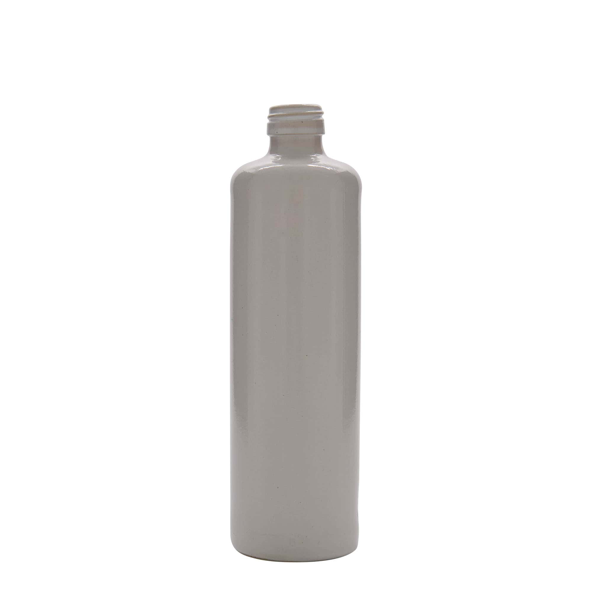 500 ml saviruukku, kivisavi, valkoinen, suuaukko: PP 31,5