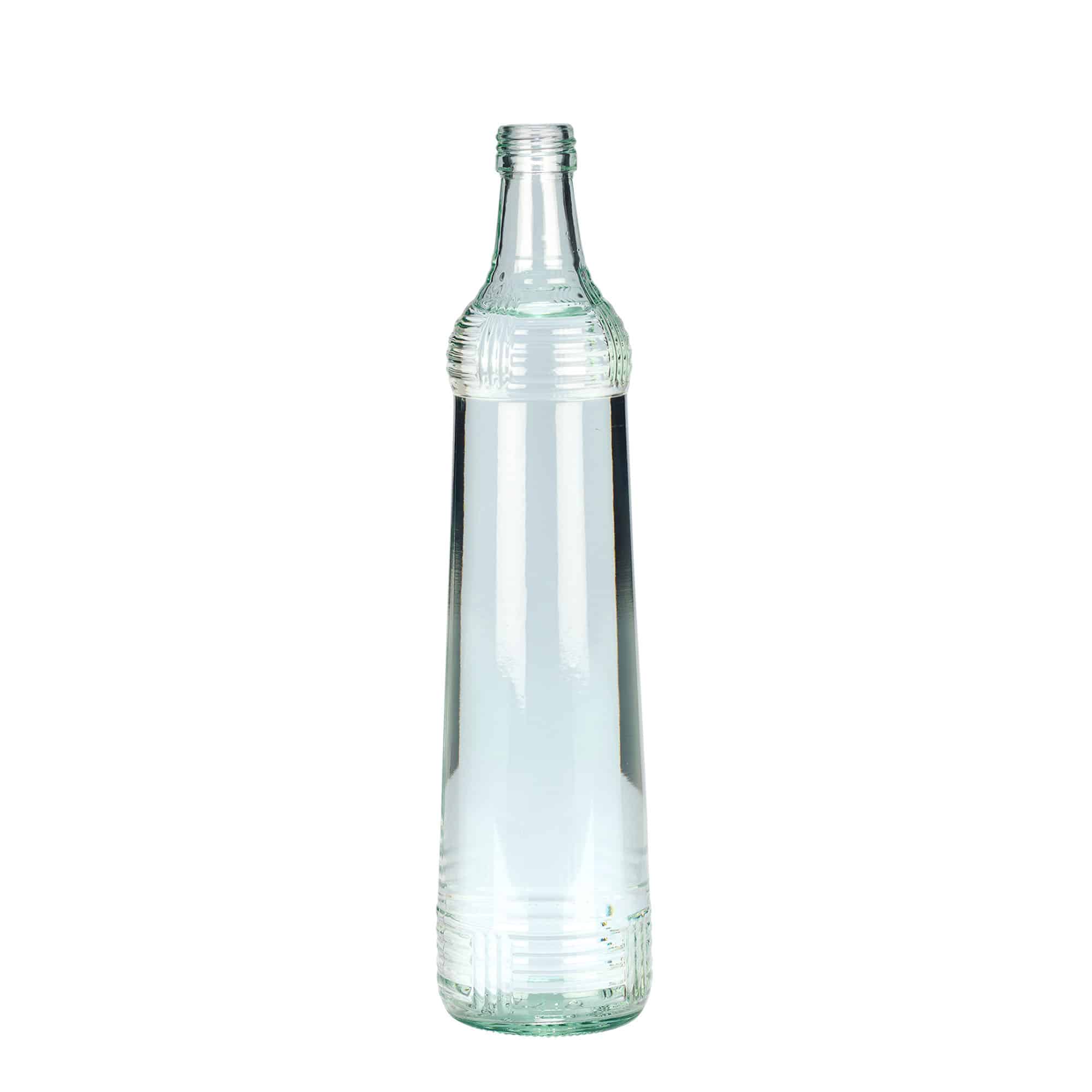 700 ml lasipullo Vodkaa Zwiebelturm, suuaukko: PP 28