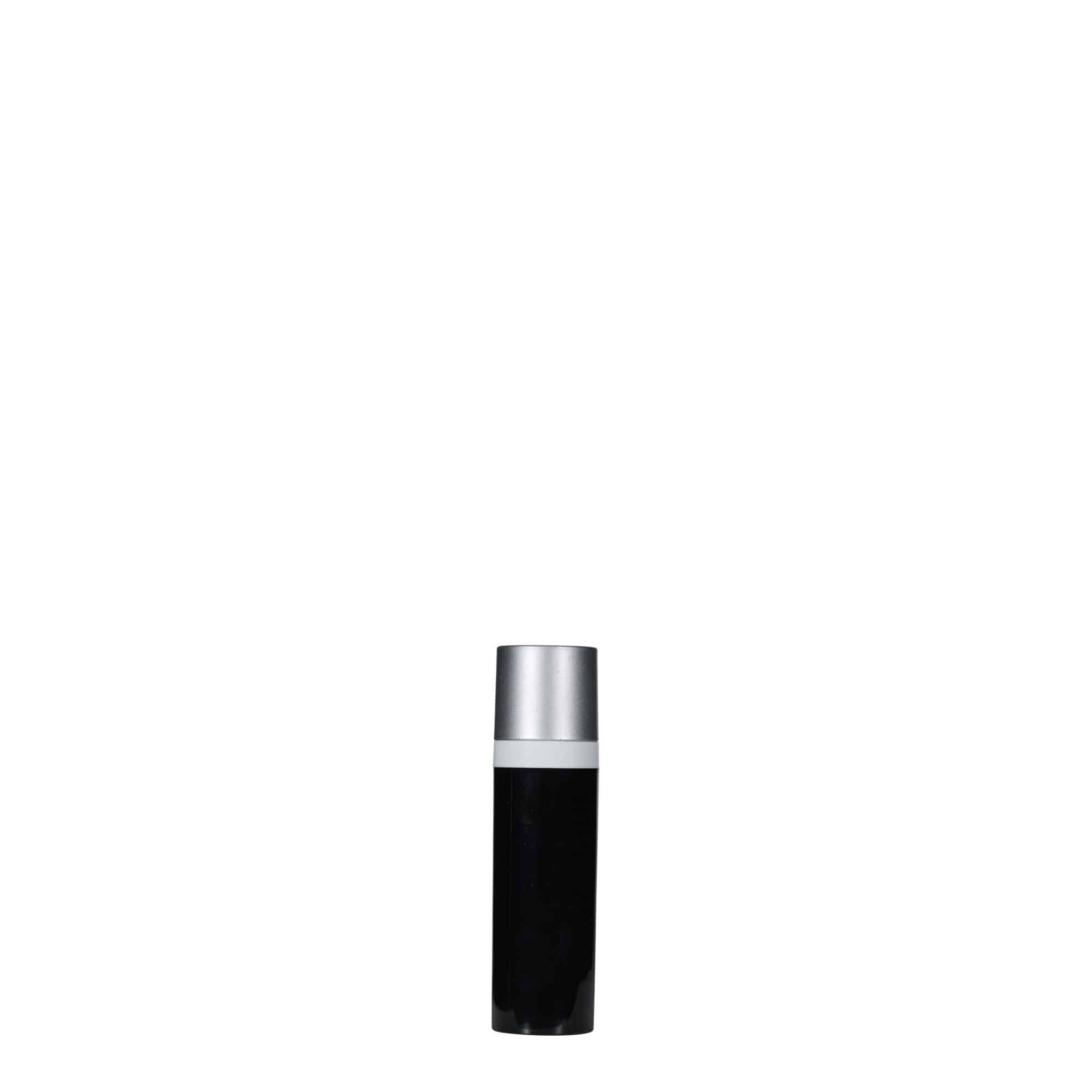 Airless Dispenser -pumppupää 'Micro', PP-muovi, musta