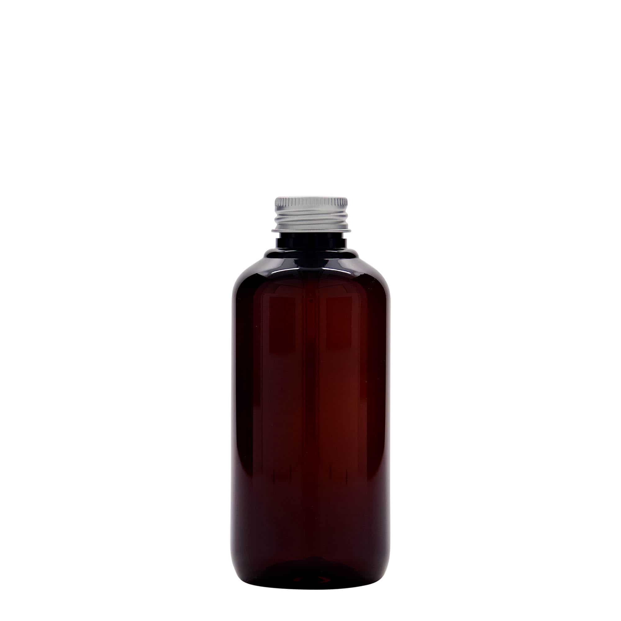200 ml kierrätetty muovipullo 'Victor's Best', PCR, ruskea, suu: GPI 24/410
