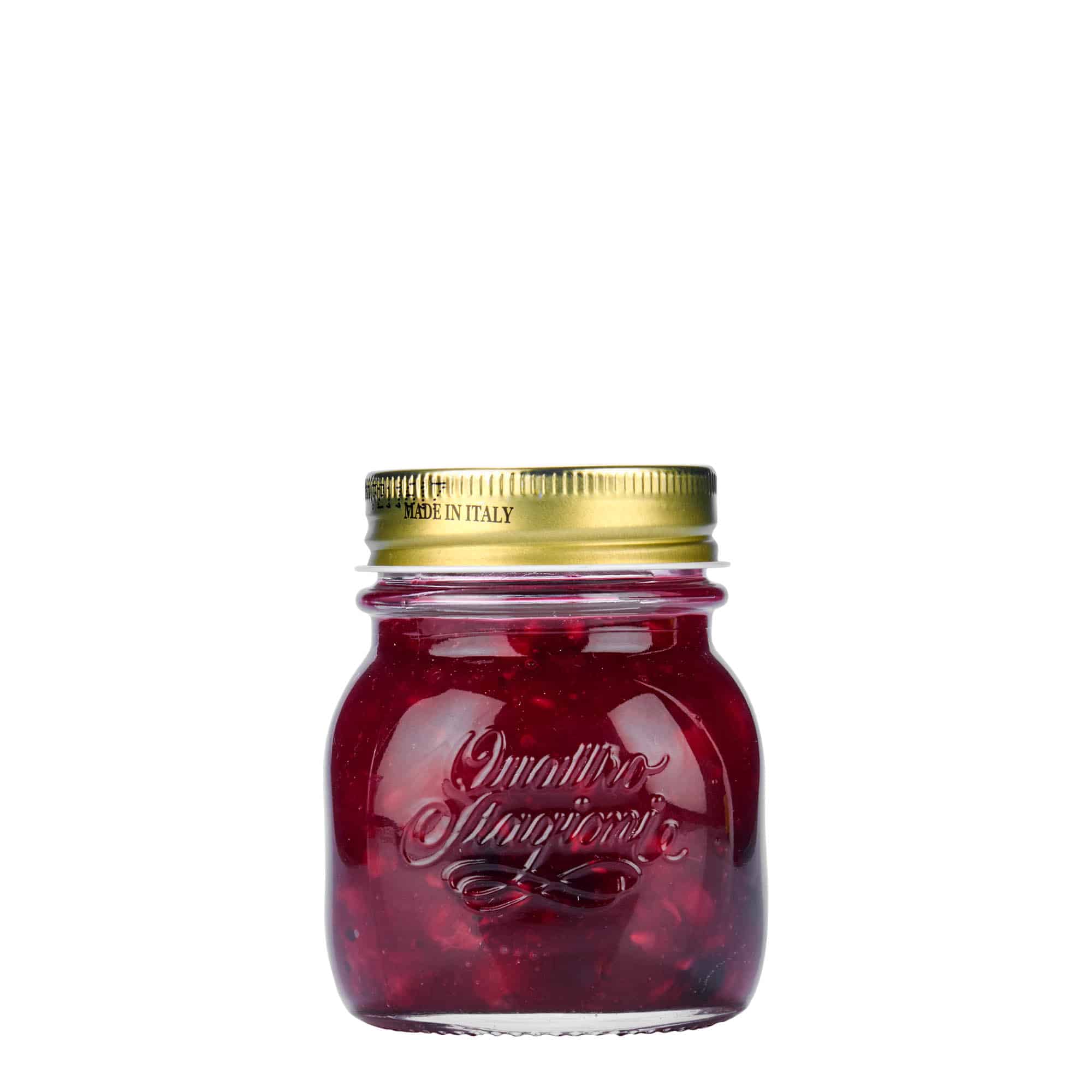150 ml lasi 'Quattro Stagioni', suuaukko: kierrekorkki