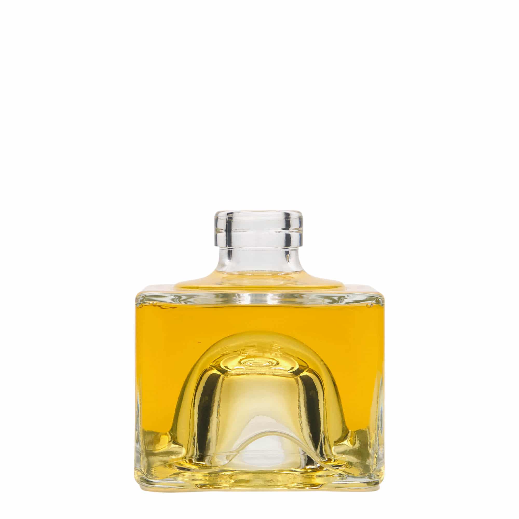 200 ml lasipullo 'Cocolores', nelikulmainen, suuaukko: korkki