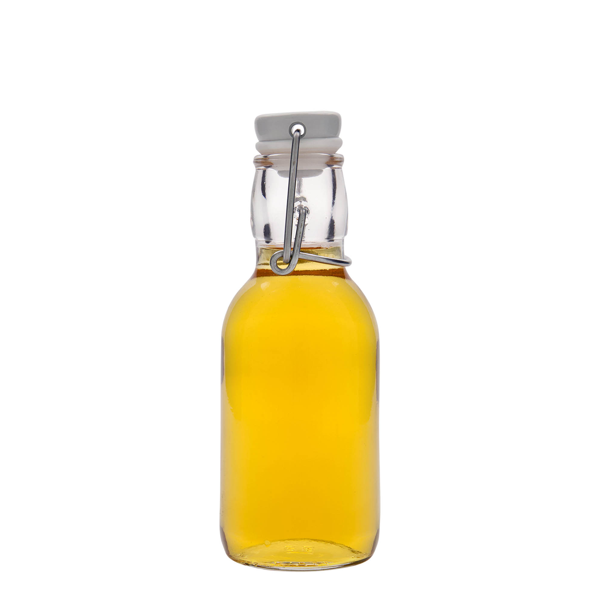 250 ml lasipullo 'Emilia', suuaukko: puristuskorkki