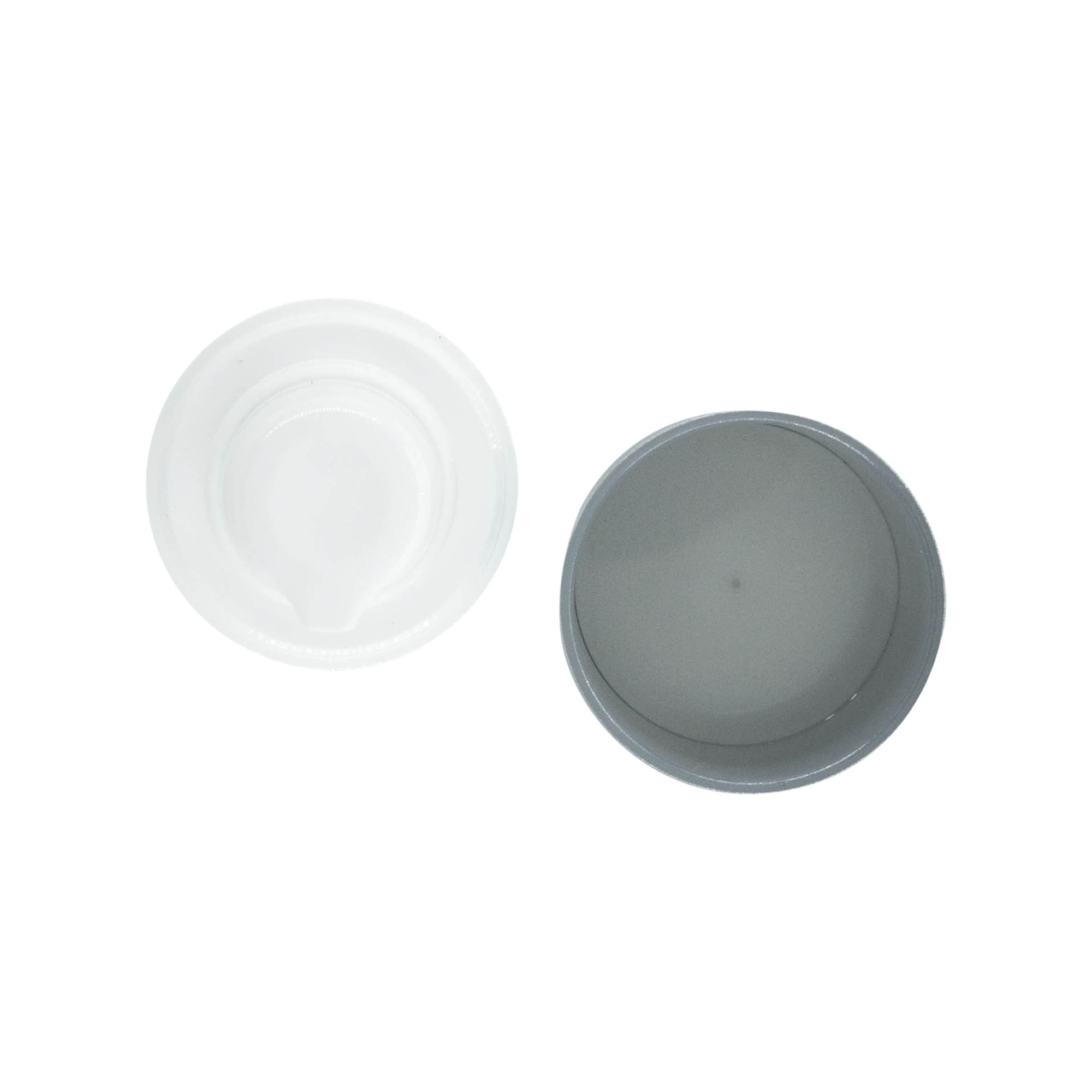 Airless-annostelupumpun pää 'Micro', PP-muovi, hopea Airless-annostelupumpun pää 'Micro', PP-muovi, hopea