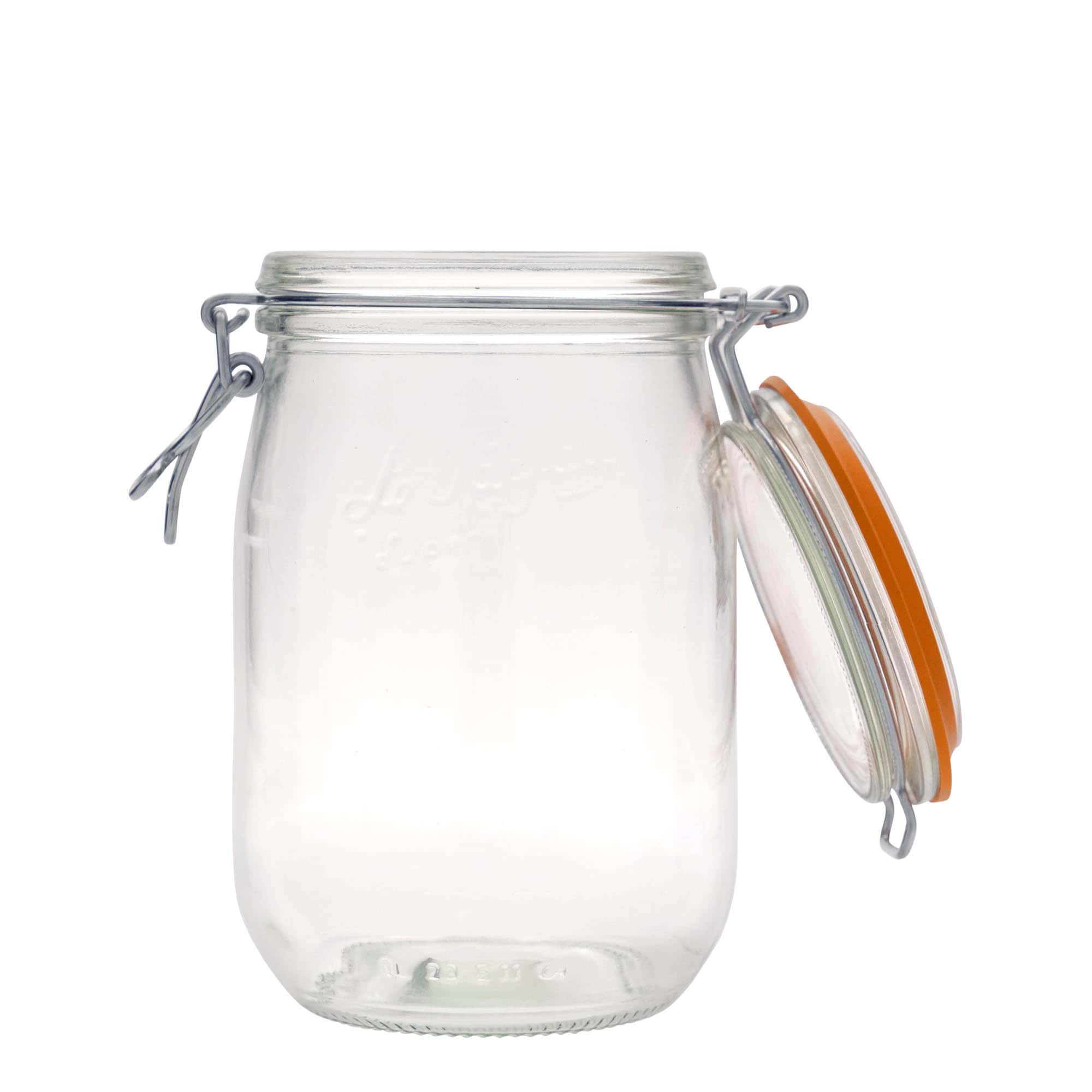 1000 ml patenttikorkillinen lasipurkki 'Le Parfait Super Bocal', suu: patenttikorkki