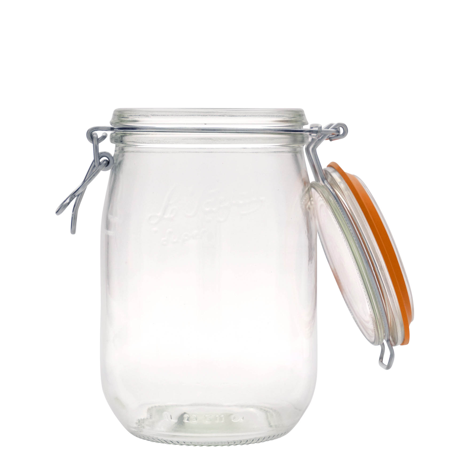 1000 ml patenttikorkillinen lasipurkki 'Le Parfait Super Bocal', suu: patenttikorkki
