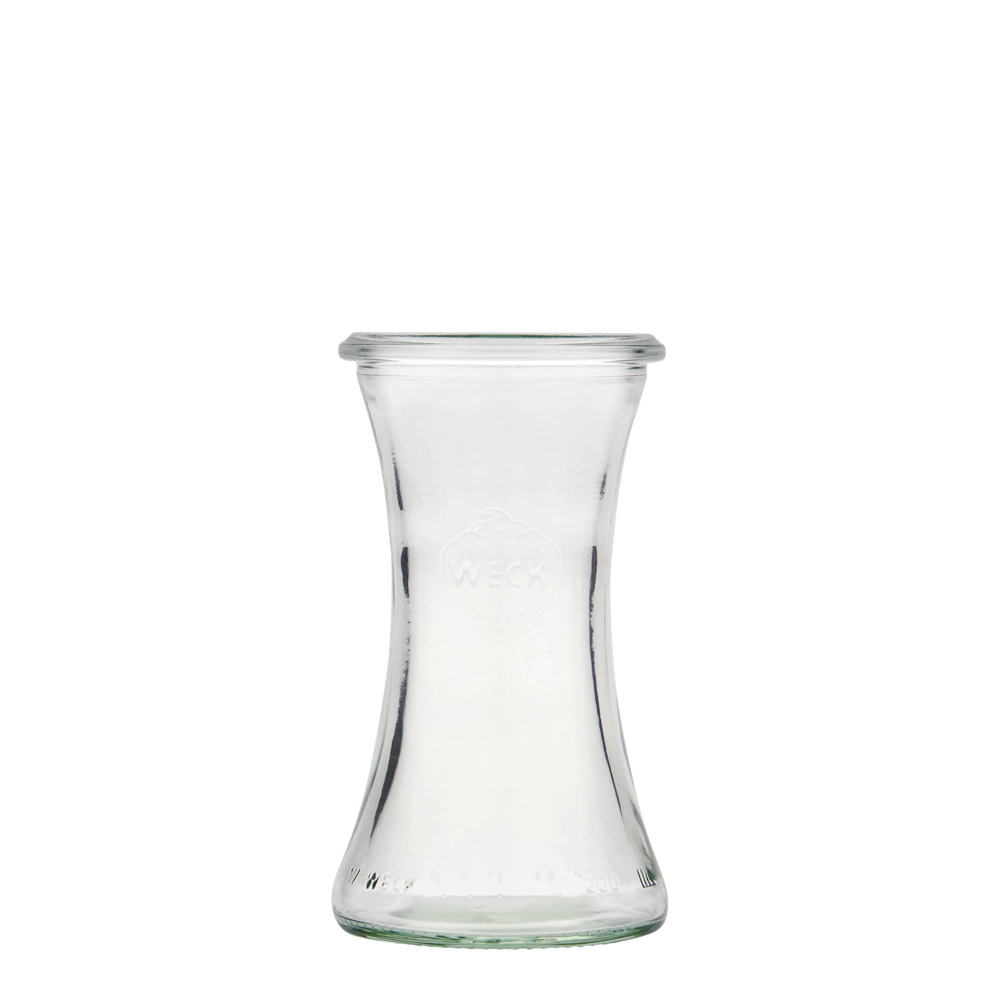 200 ml WECK-herkkulasia, suuaukko: pyöreä reuna 200 ml WECK-herkkulasia, suuaukko: pyöreä reuna