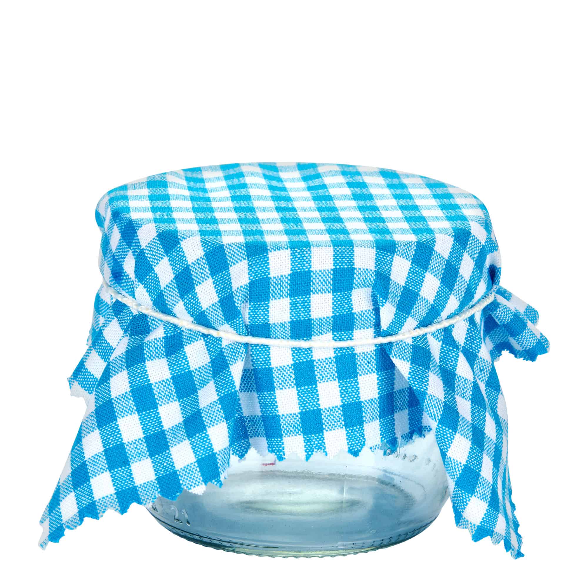 Kangaspaperi ruudullinen 15x15, neliö, tekstiili, sininen, suuaukko: TO58-TO82
