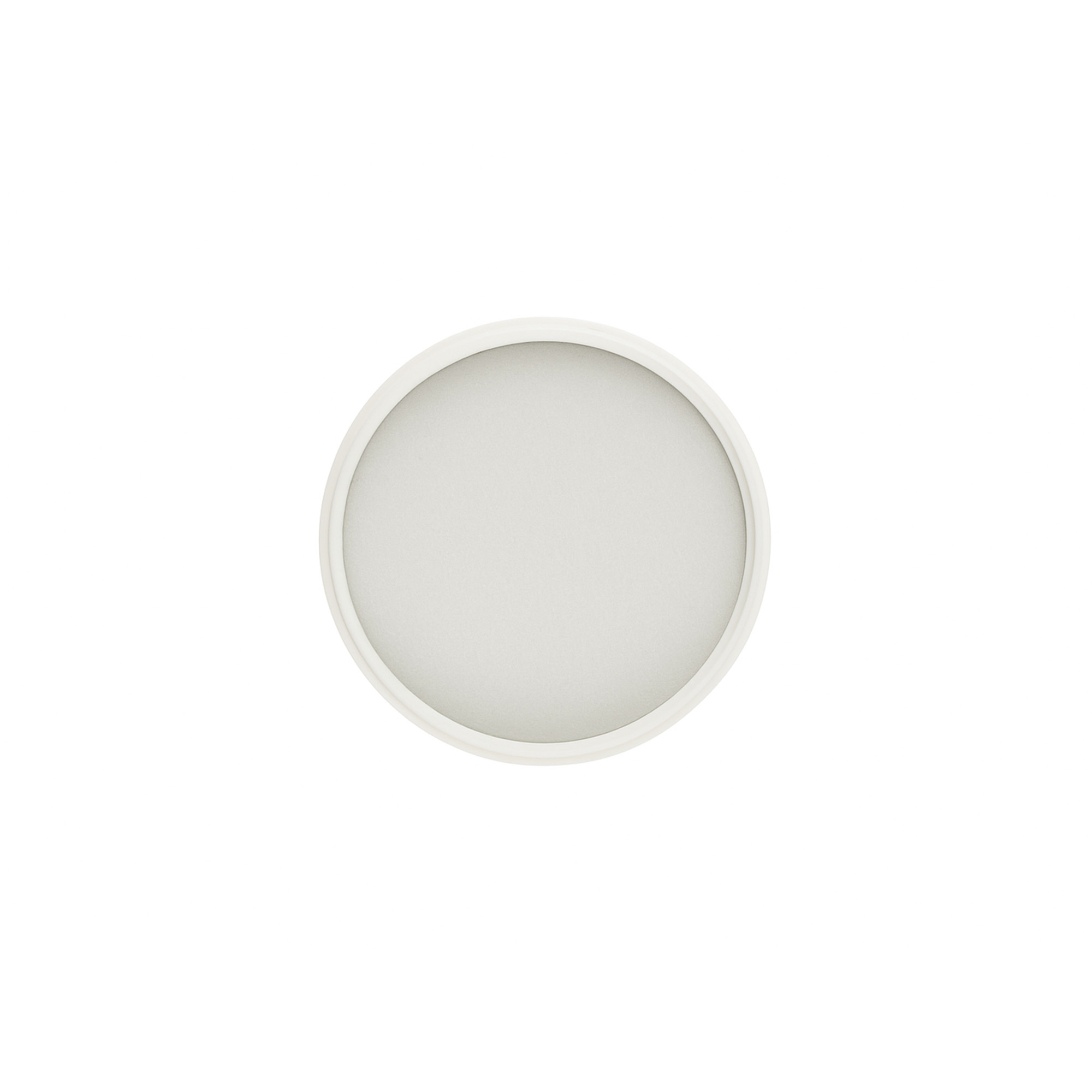 Ruuvikorkki 60 ml:lle 'Brown Line', HPM-muovia, valkoinen