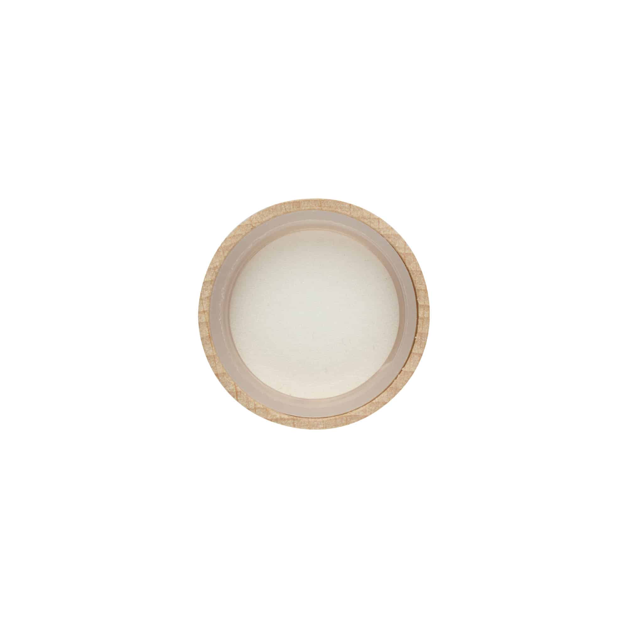 Ruuvikorkki, puu, beige, suulle: GPI 28/400
