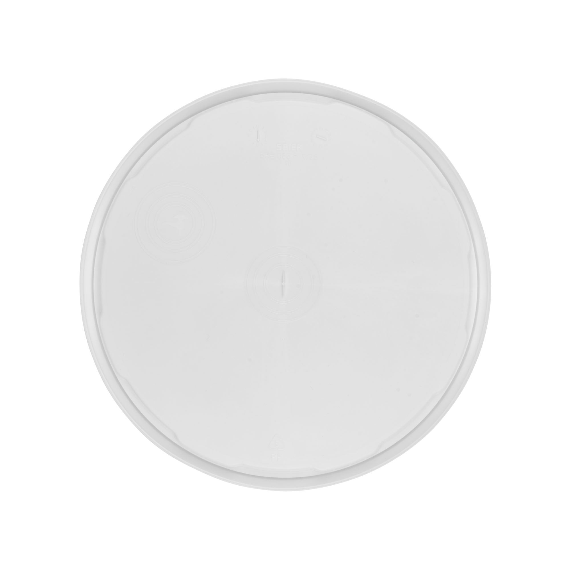 Kansi 12,5 l ämpärille, PP-muovia, valkoinen