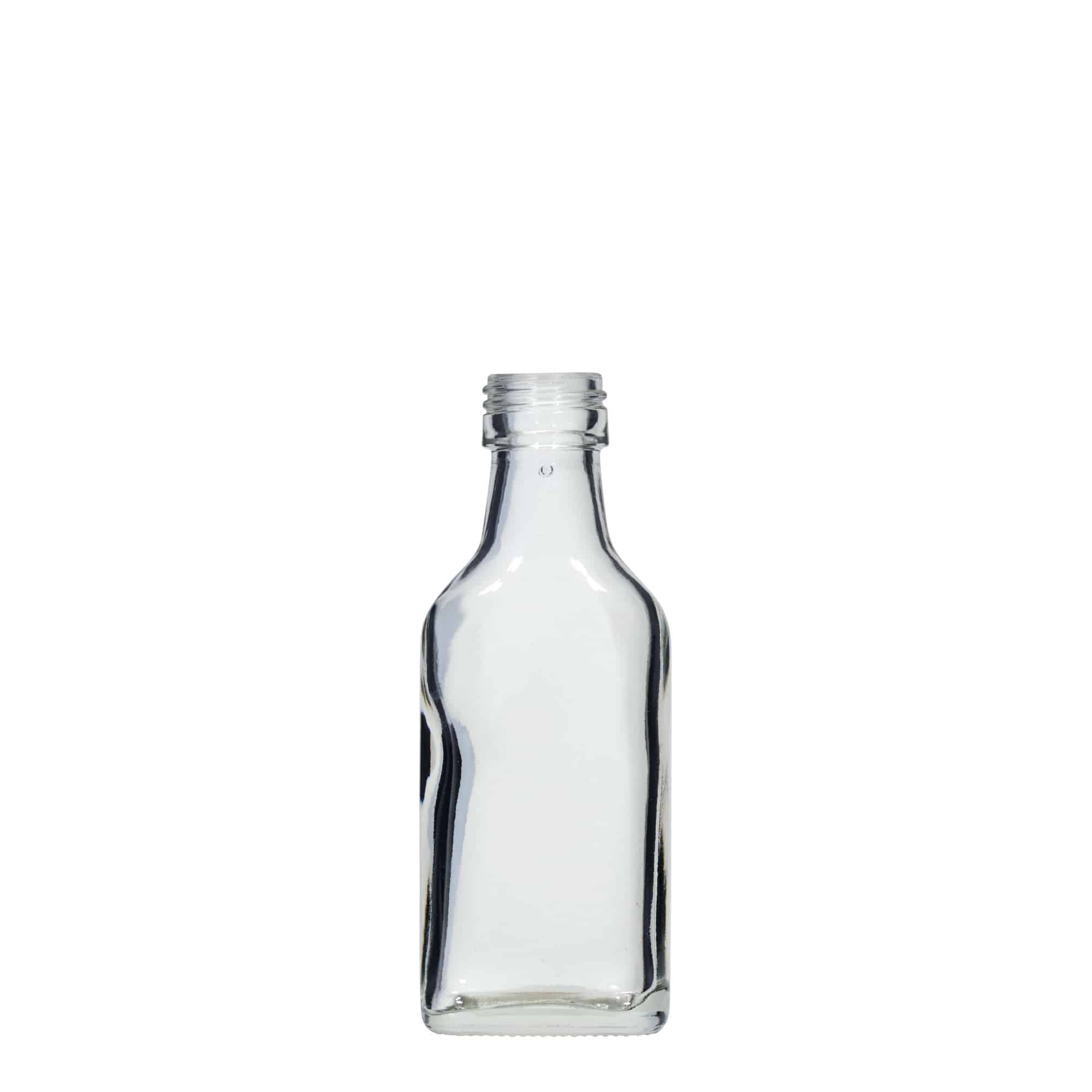 40 ml taskupullo, suorakulmainen, suuaukko: PP 22