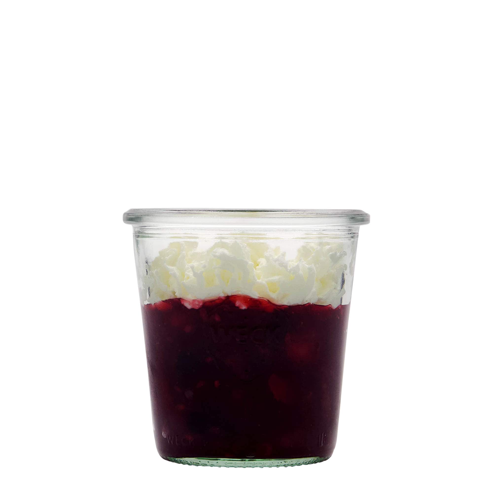 290 ml WECK-kaatopurkki, suuaukko: pyöreä reuna