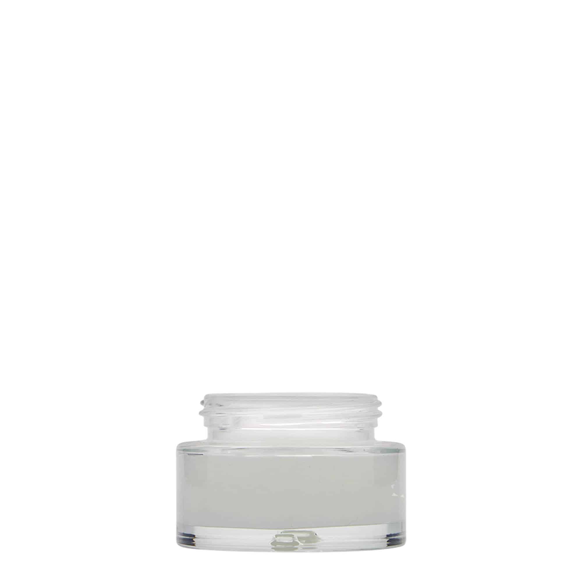30 ml rasia 'Clear Edition', lasi, suu: Kierrekorkki