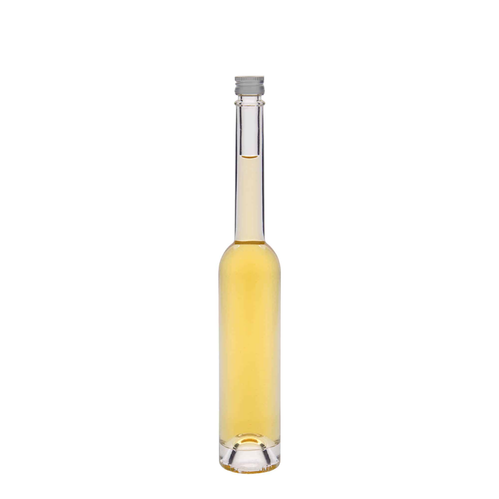 100 ml lasipullo 'Platina', suu: PP 18