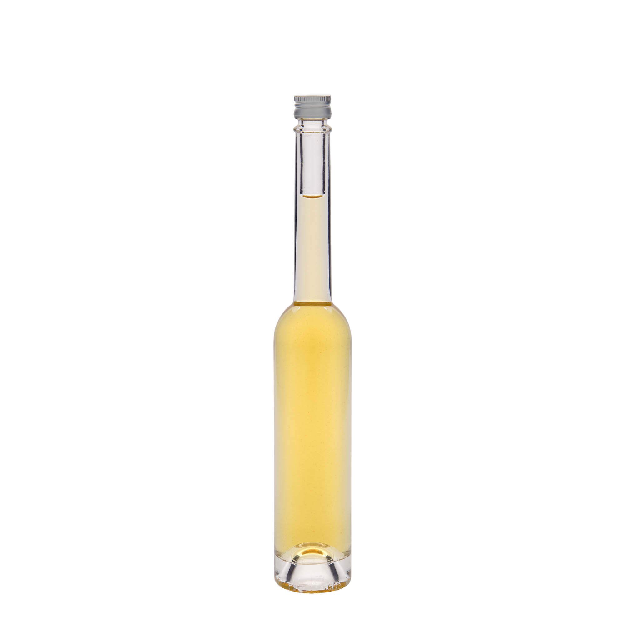 100 ml lasipullo 'Platina', suuaukko: PP 18