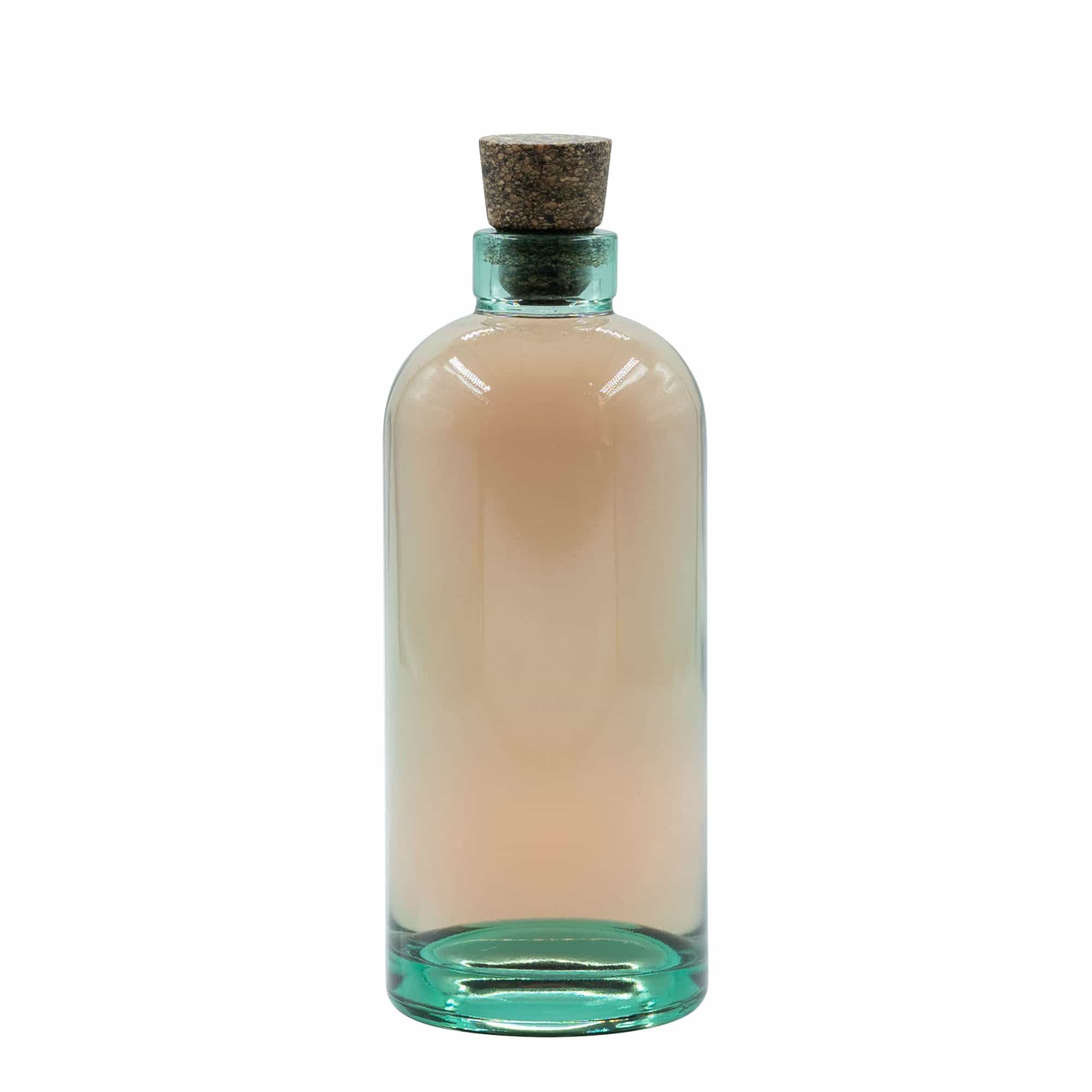 500 ml lasipullo 'Farm', suu: korkki