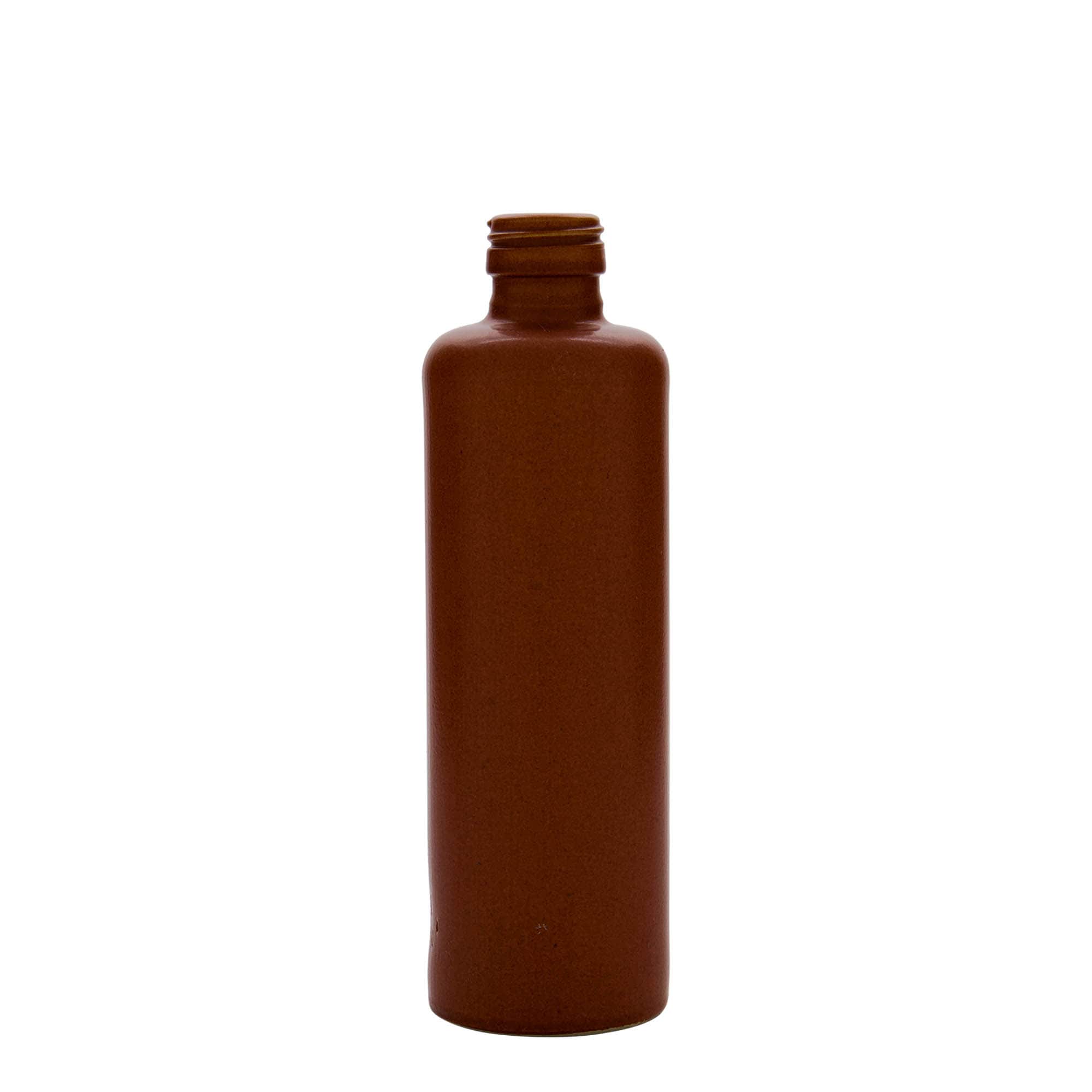 350 ml saviruukku, kivitavara, punaruskea, suuaukko: PP 31,5