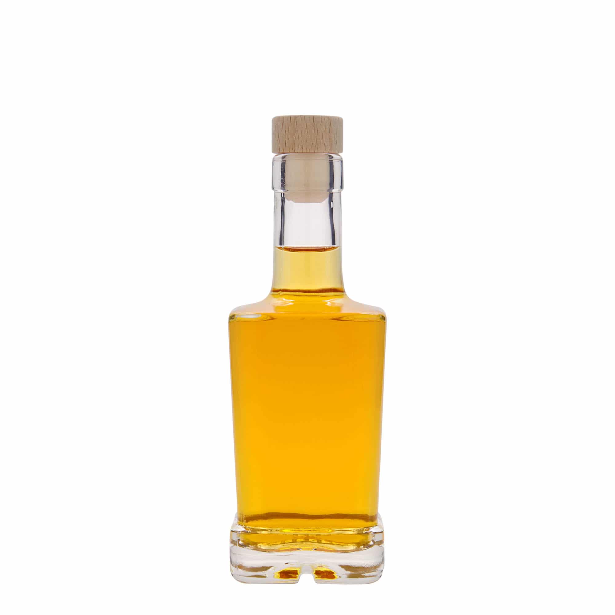 250 ml lasipullo 'Rene', neliömäinen, suuaukko: korkki