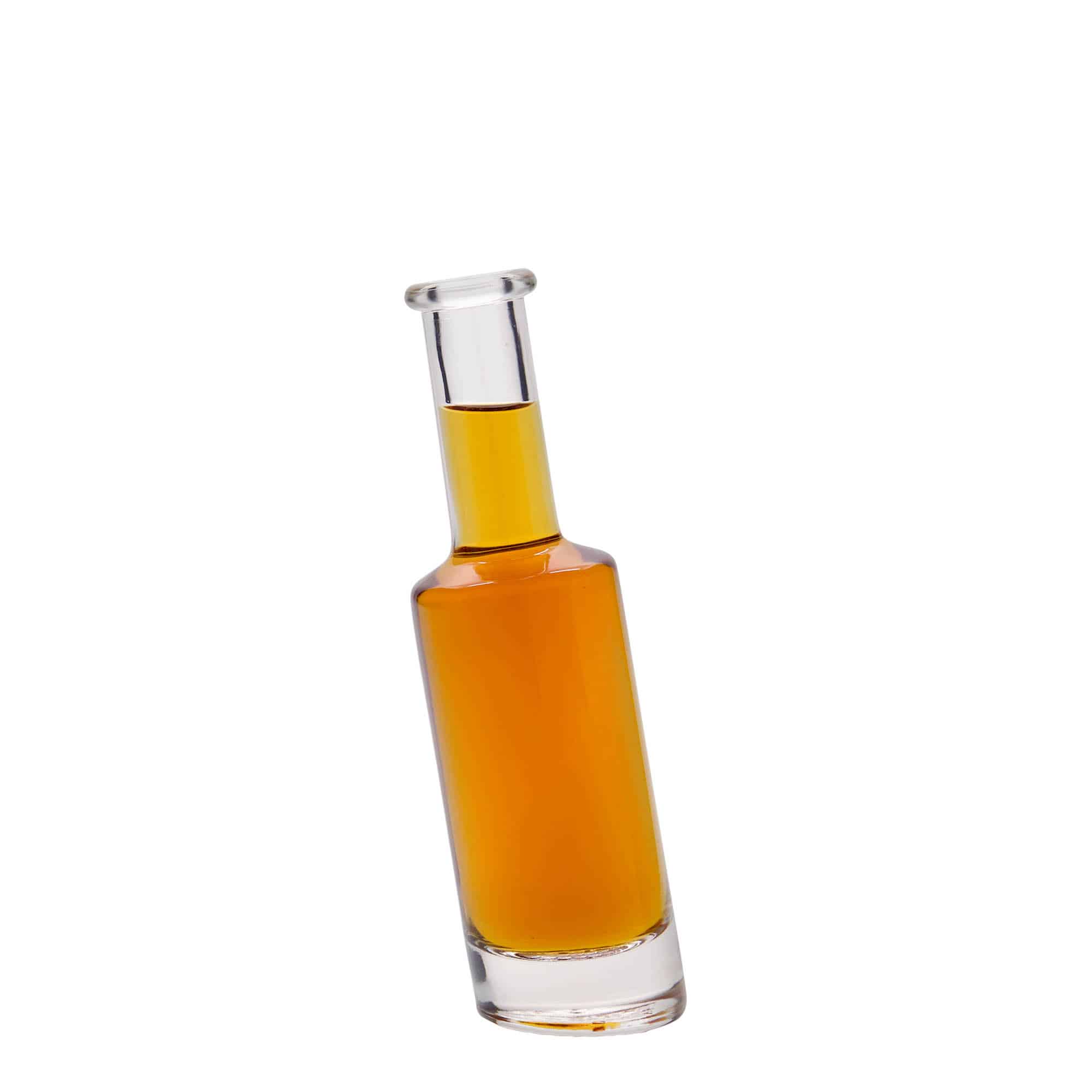 100 ml lasipullo 'Bounty', suu: korkki