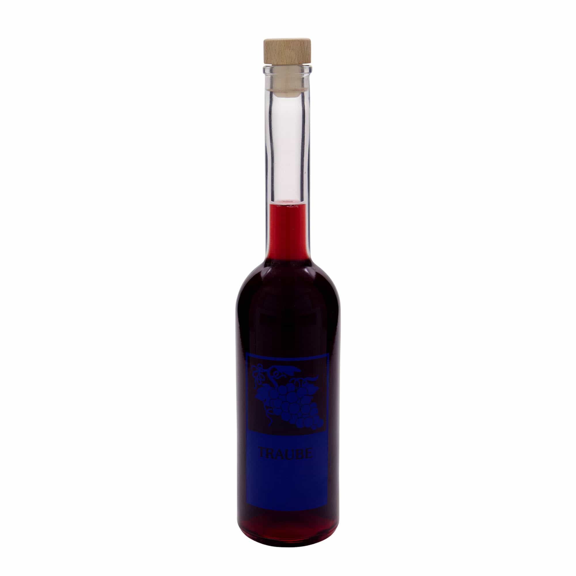 500 ml lasipullo ”Opera”, kuvio: Viinirypäle, suuaukko: korkki