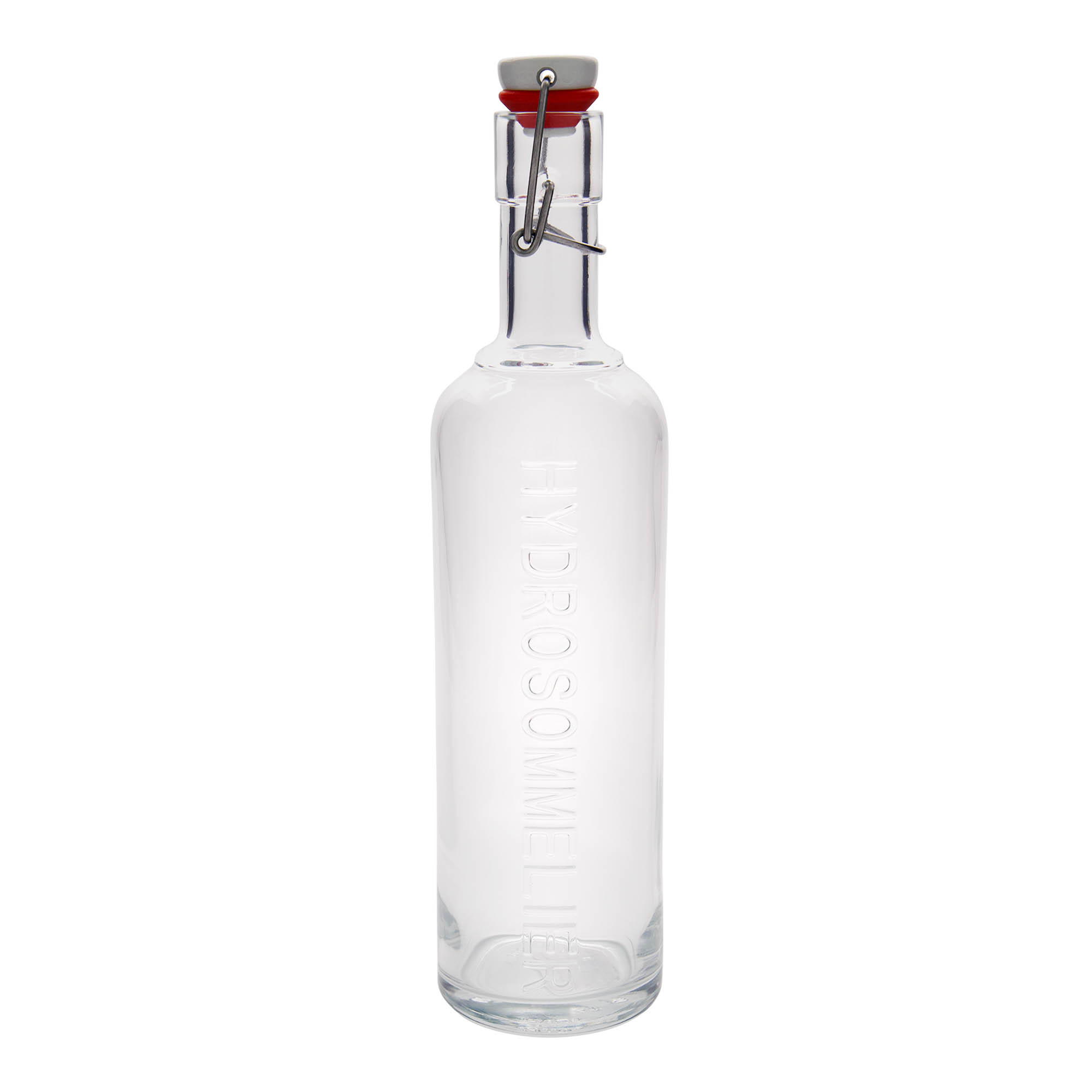 1 000 ml lasipullo 'Optima Hydrosommelier', suuaukon suljin: metallilukko 1 000 ml lasipullo 'Optima Hydrosommelier', suuaukon suljin: metallilukko