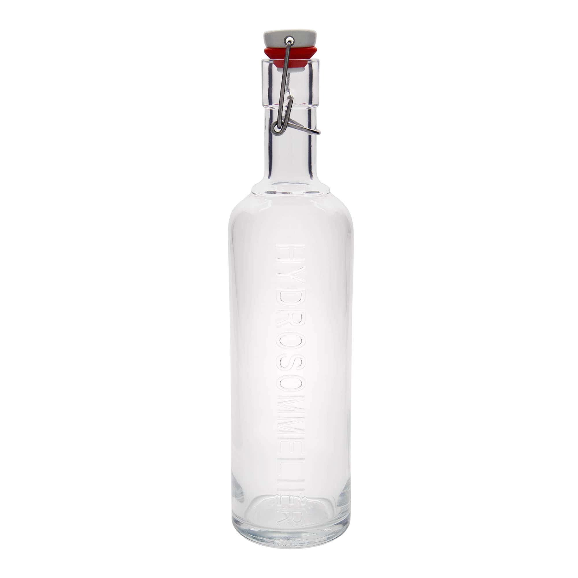 1 000 ml lasipullo ”Optima Hydrosommelier”, suuaukon suljin: metallilukko