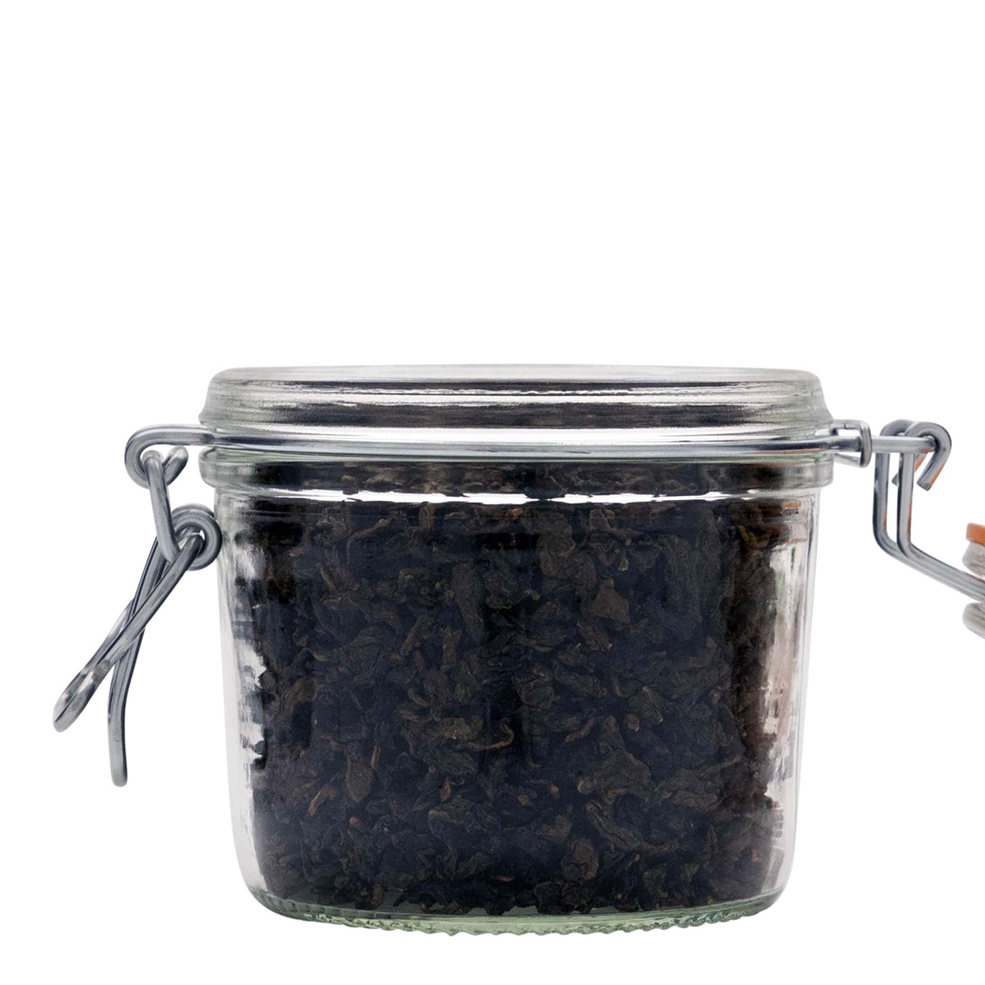 350 ml lankkukiinnitteinen lasipurkki 'Le Parfait Super Terrine', suuaukko: lankkukiinnite suljin