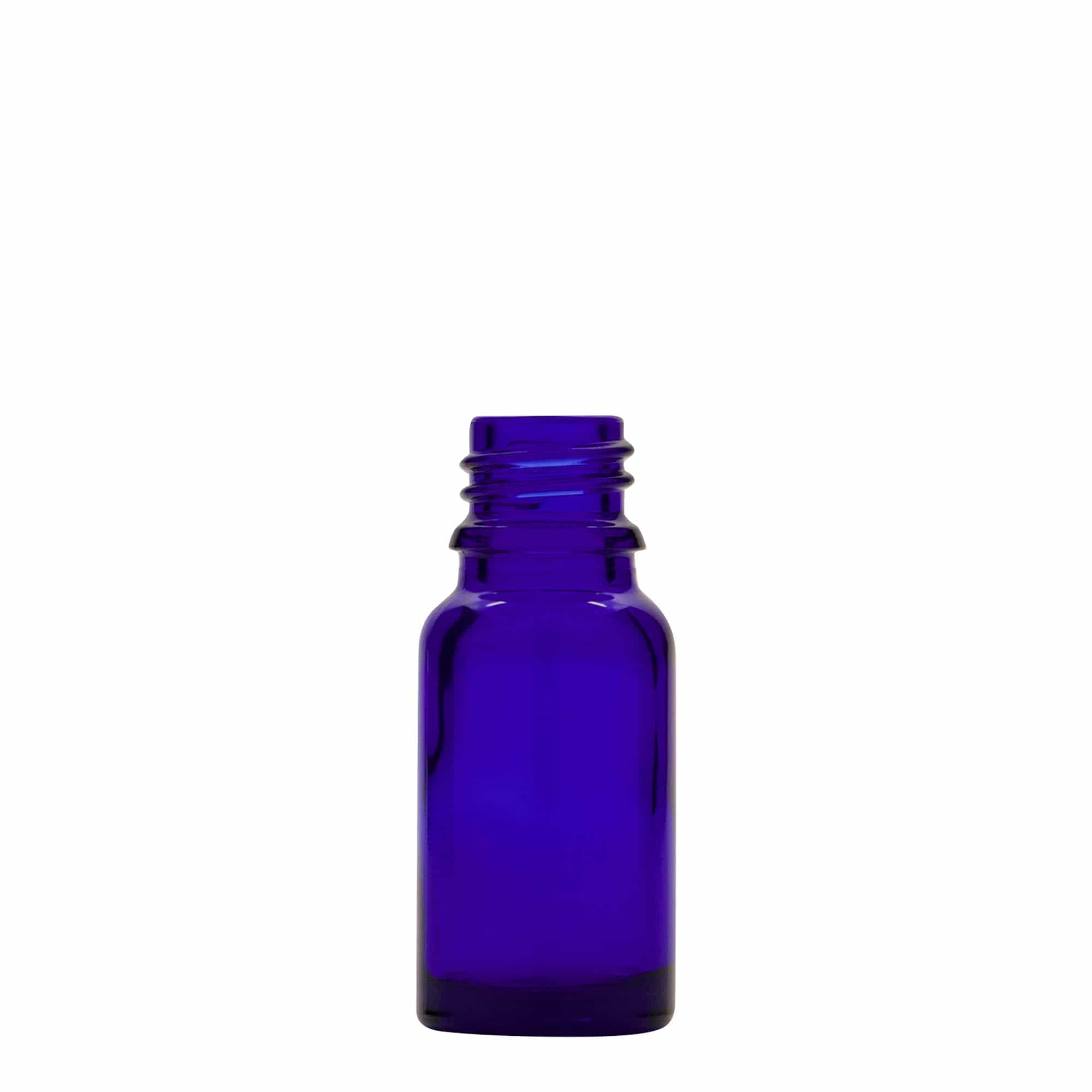 10 ml lääke-pipettipullo, lasia, kuninkaansininen-punainen, suuaukko: DIN 18