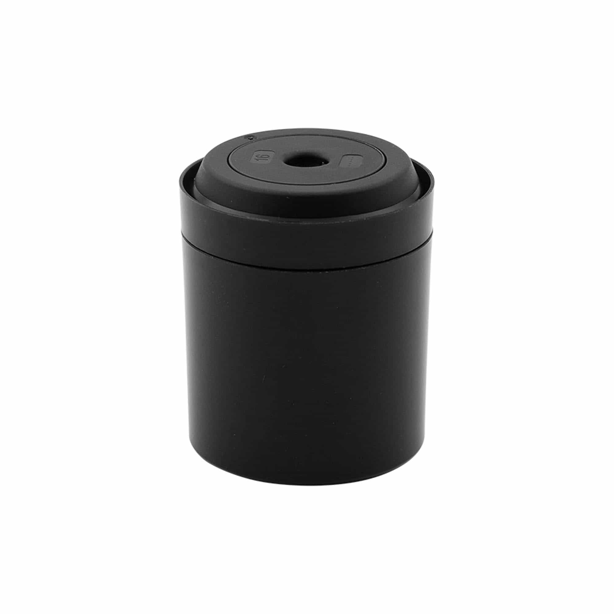 Airless Dispenser -pumppupää 'Mezzo', PP-muovi, musta