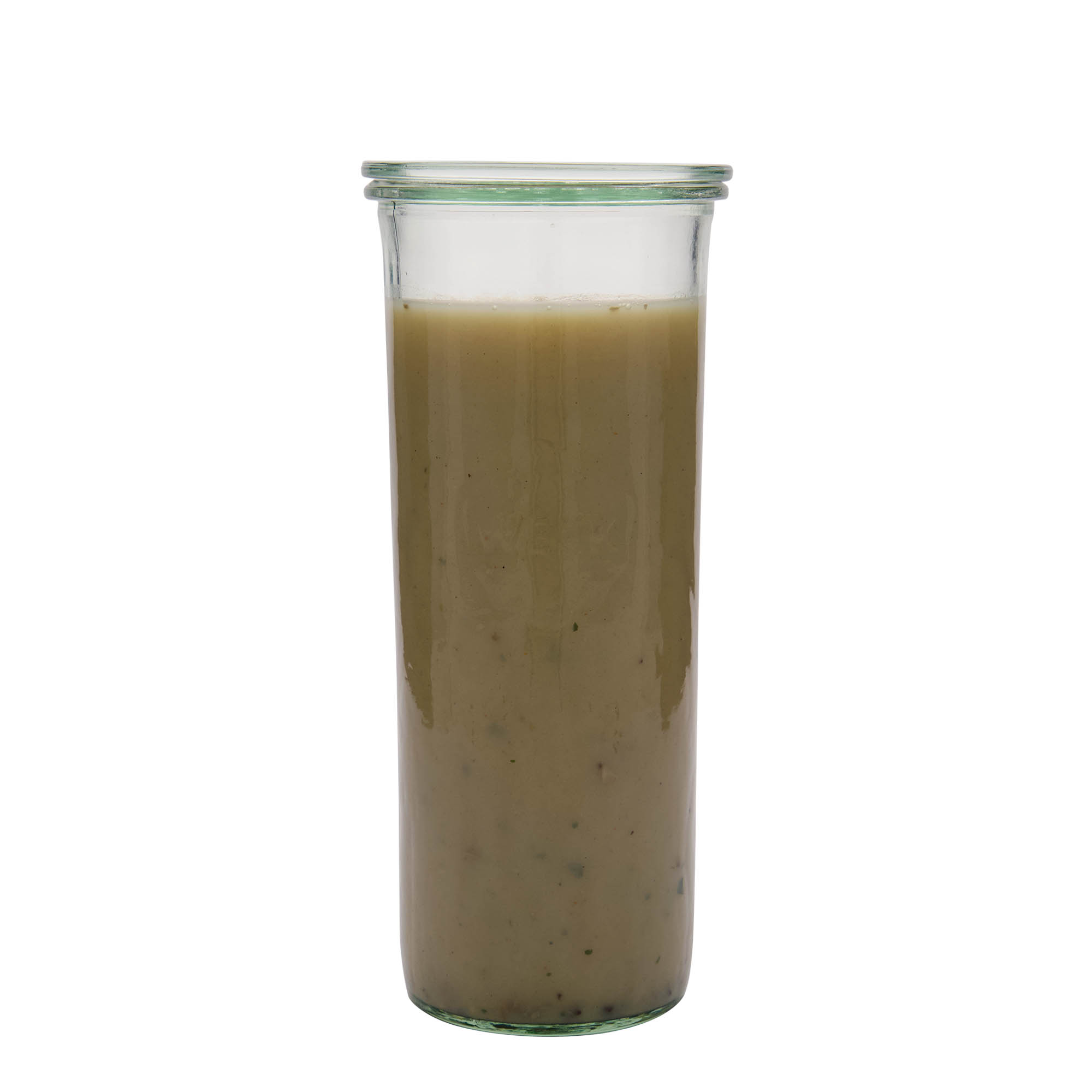 1 500 ml WECK-käännettävä lasipurkki, suuaukko: pyöreä reuna 1 500 ml WECK-käännettävä lasipurkki, suuaukko: pyöreä reuna