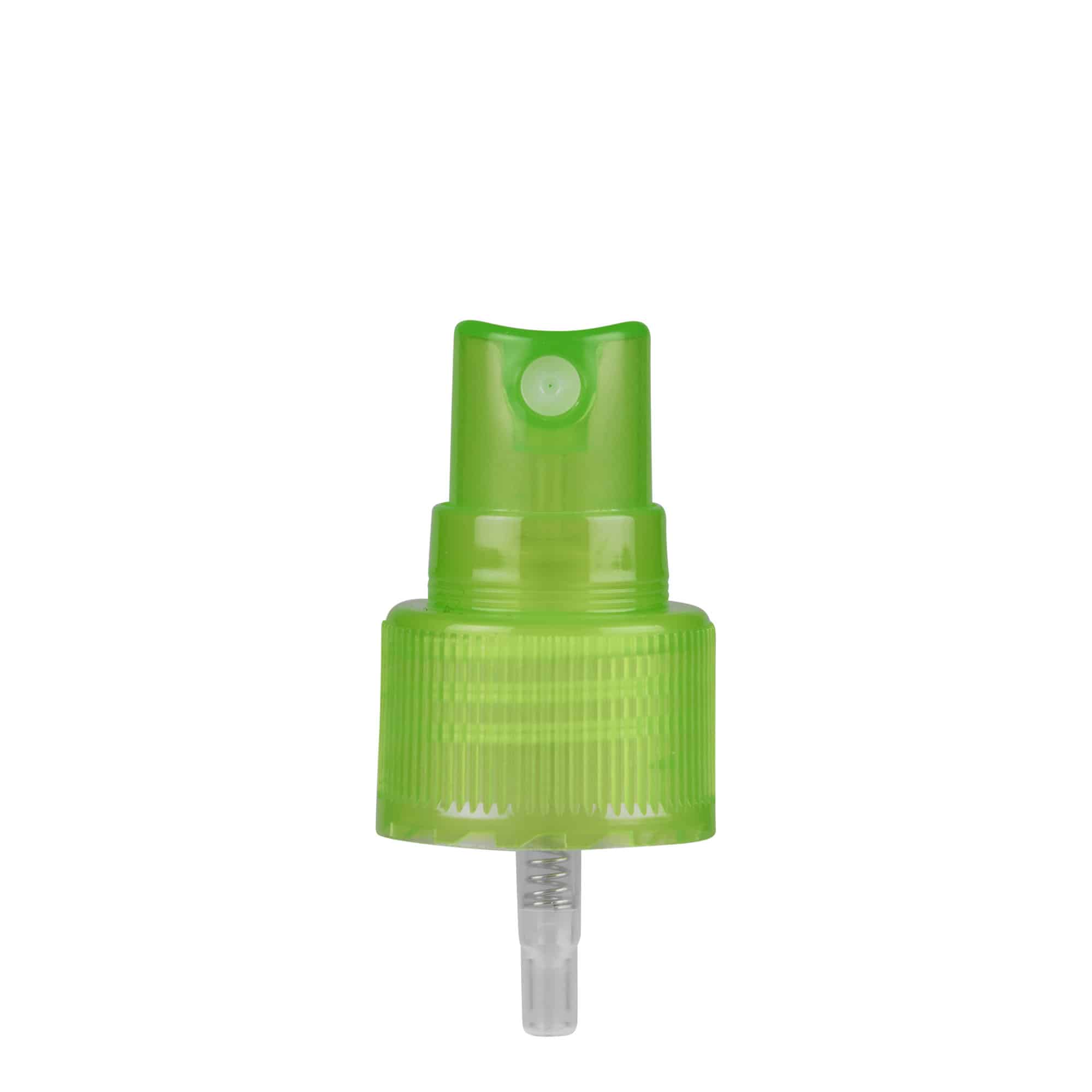 Kierrekorkki spray-osa, PP-muovi, vihreä, suu: GPI 24/410