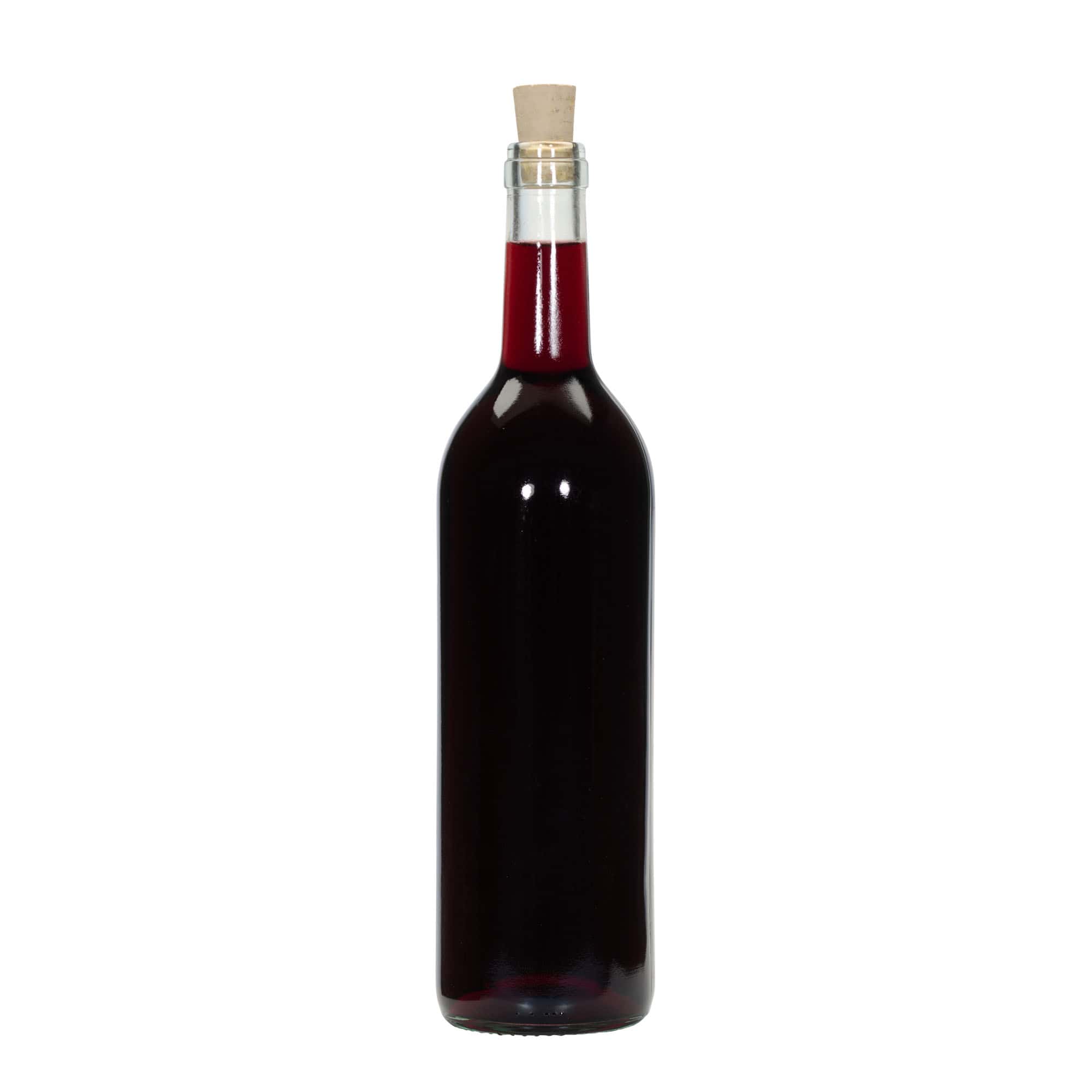 750 ml lasipullo 'Bordeaux Tradition', suuaukon tyyppi: korkki
