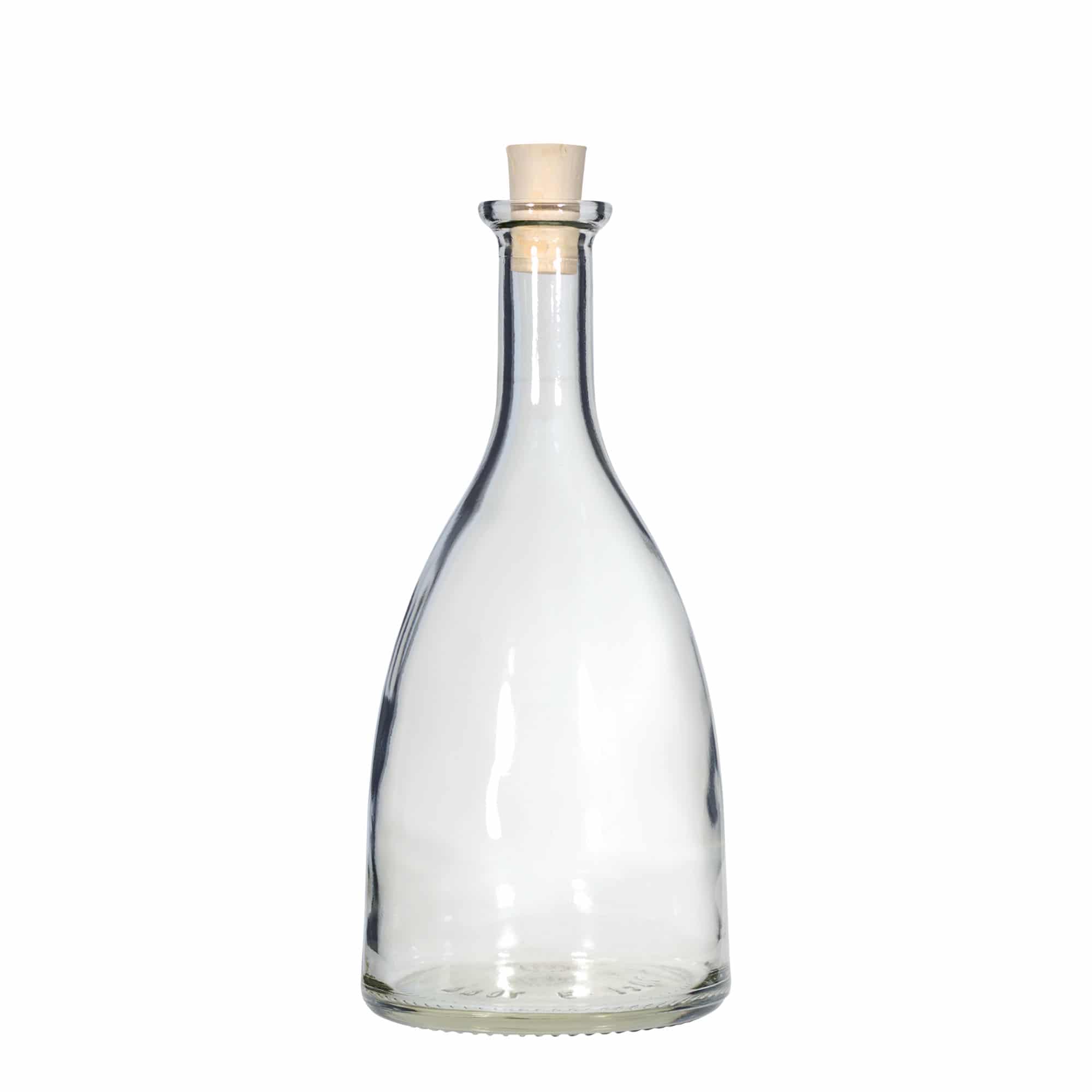 700 ml lasipullo 'Viola', suu: korkki