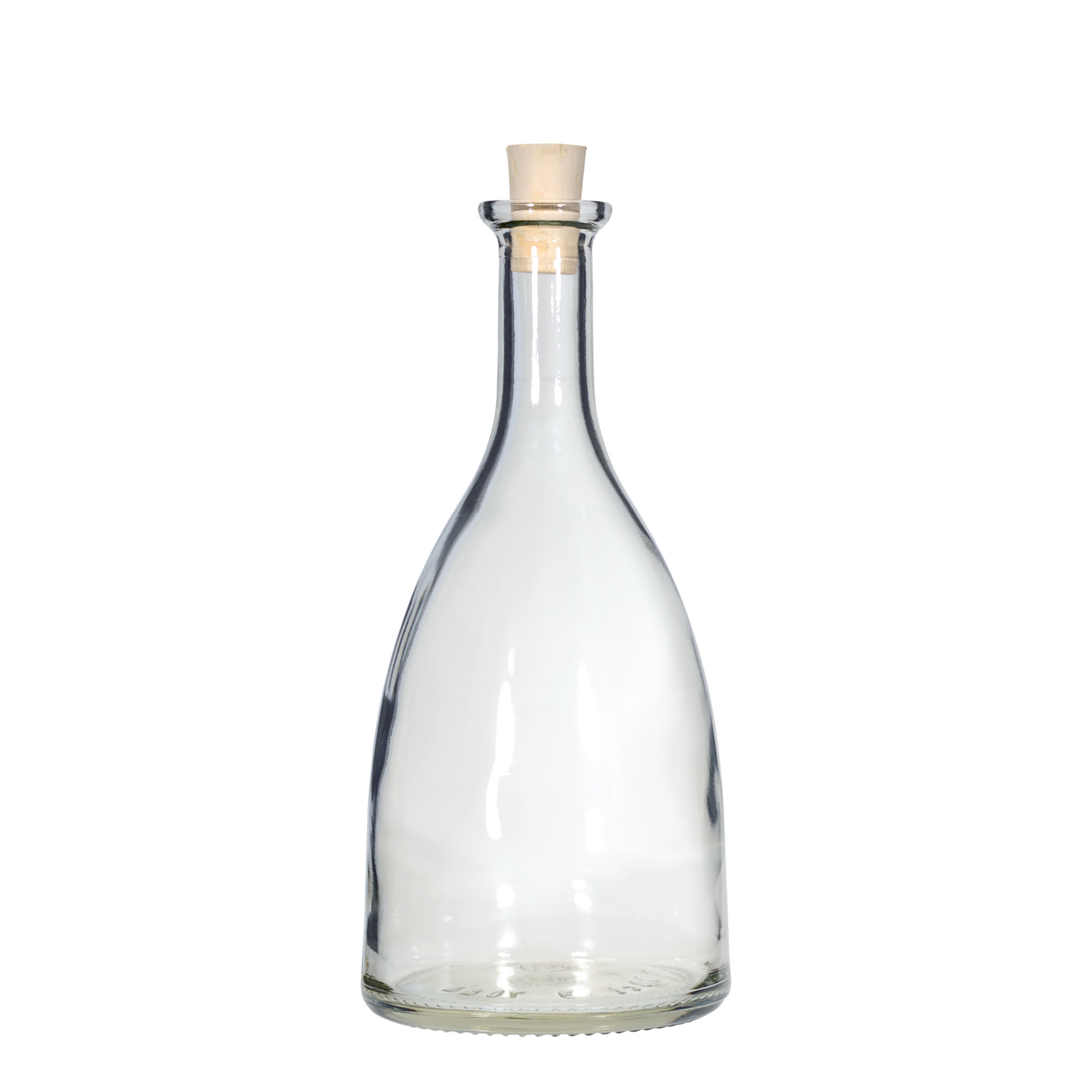 700 ml lasipullo 'Viola', suuaukko: korkki