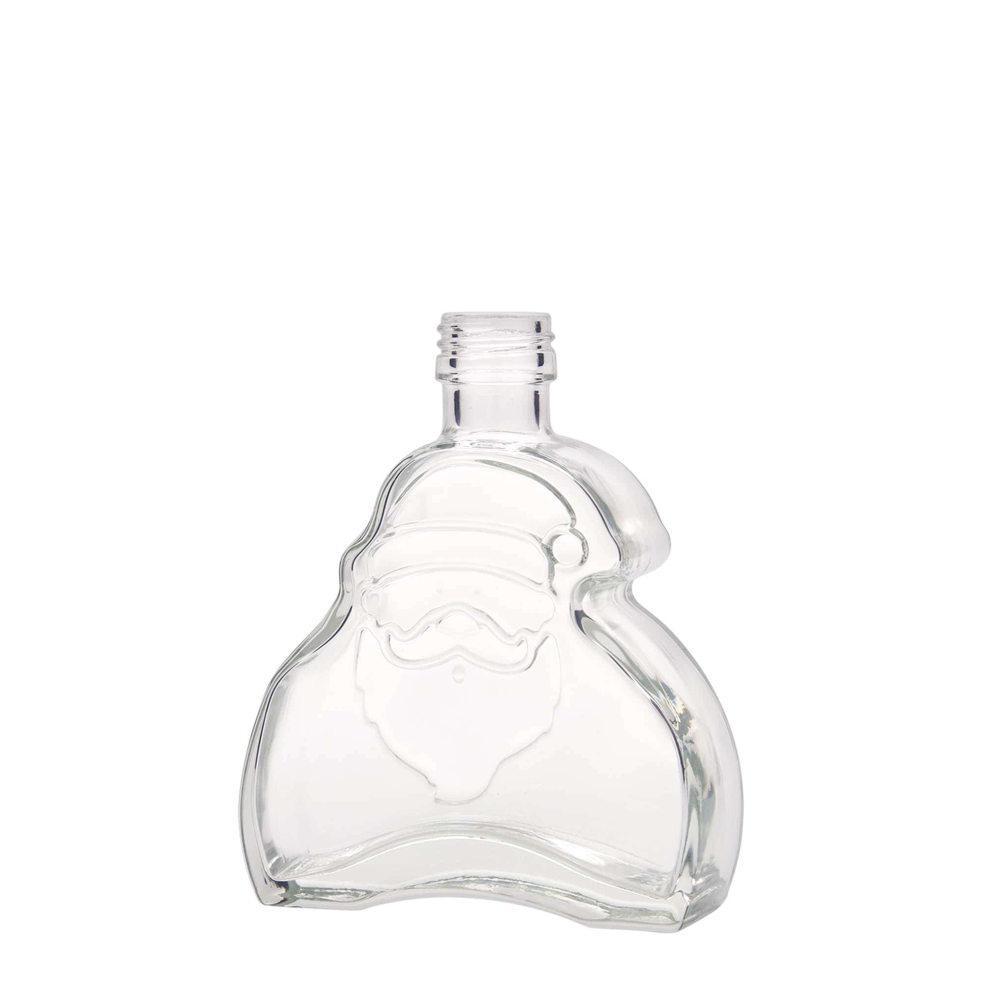 200 ml lasipullo 'Joulupukki', suuaukko: PP 28