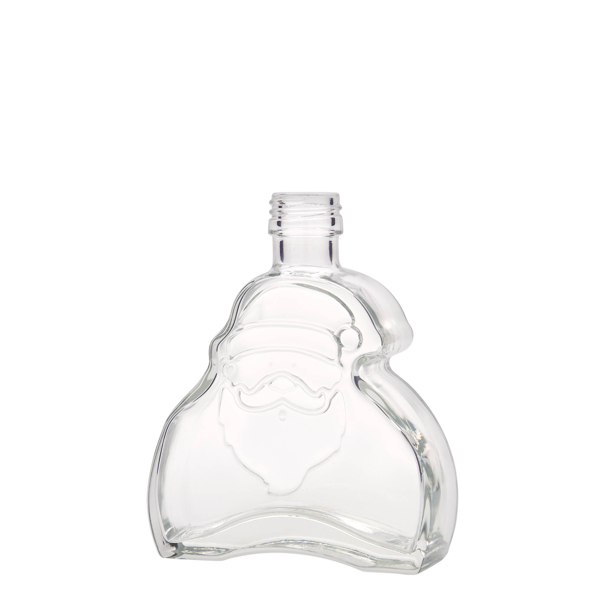 200 ml lasipullo ”Joulupukki”, suuaukko: PP 28