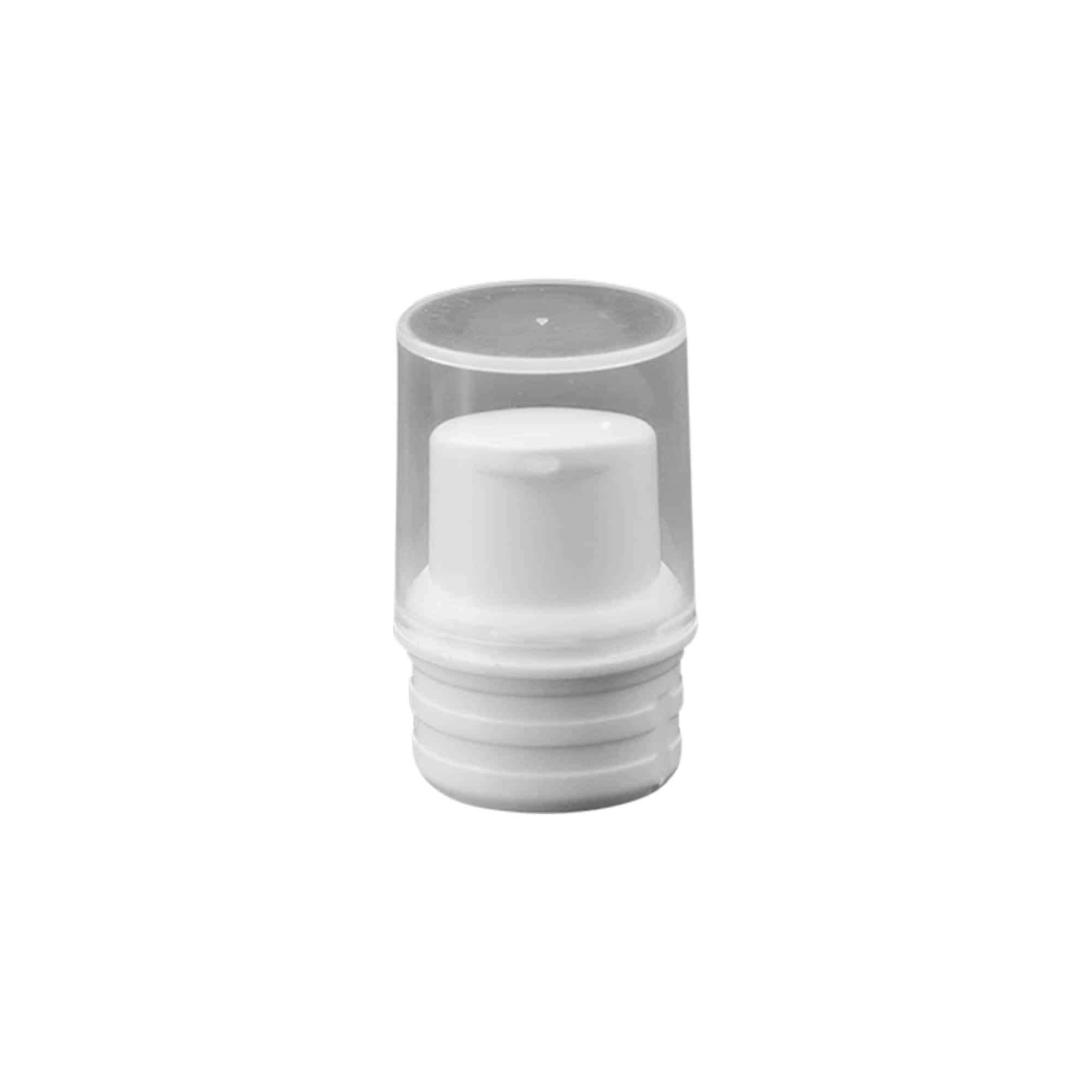 Airless-annostelupumppukoppa 'Nano', PP-muovi, valkoinen