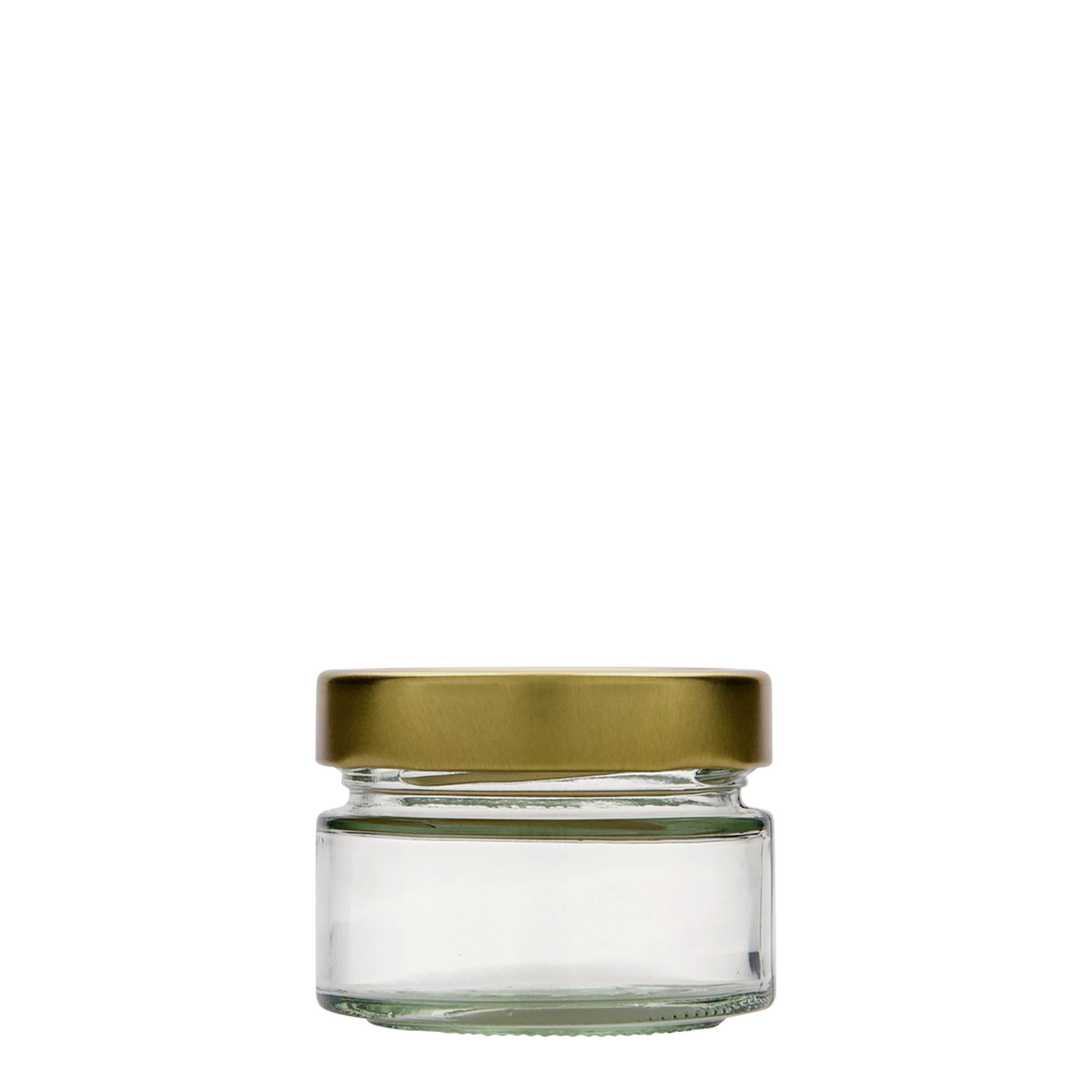 130 ml pyöreä lasi 'Aurora', suuaukko: Deep-Twist-Off (DTO 66)