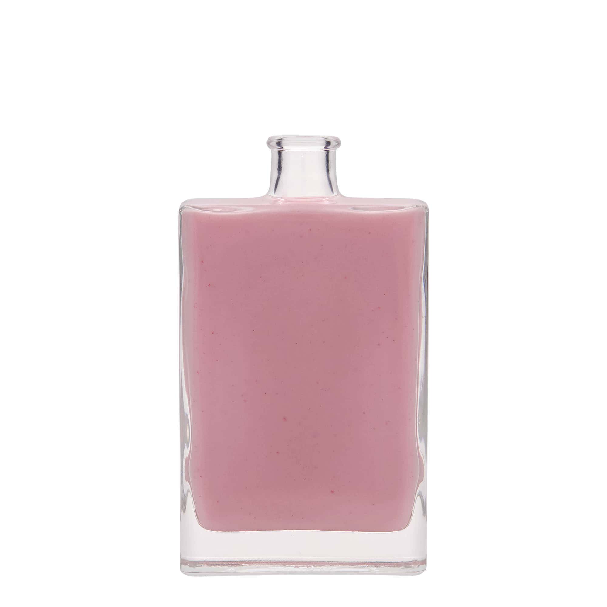 350 ml lasipullo 'Julia', nelikulm., suu: korkki