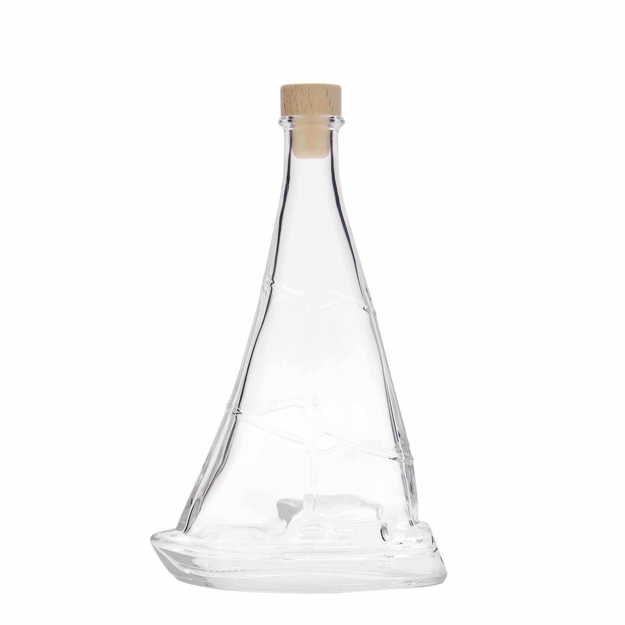 350 ml lasipullo 'Purjevene', suu: korkki