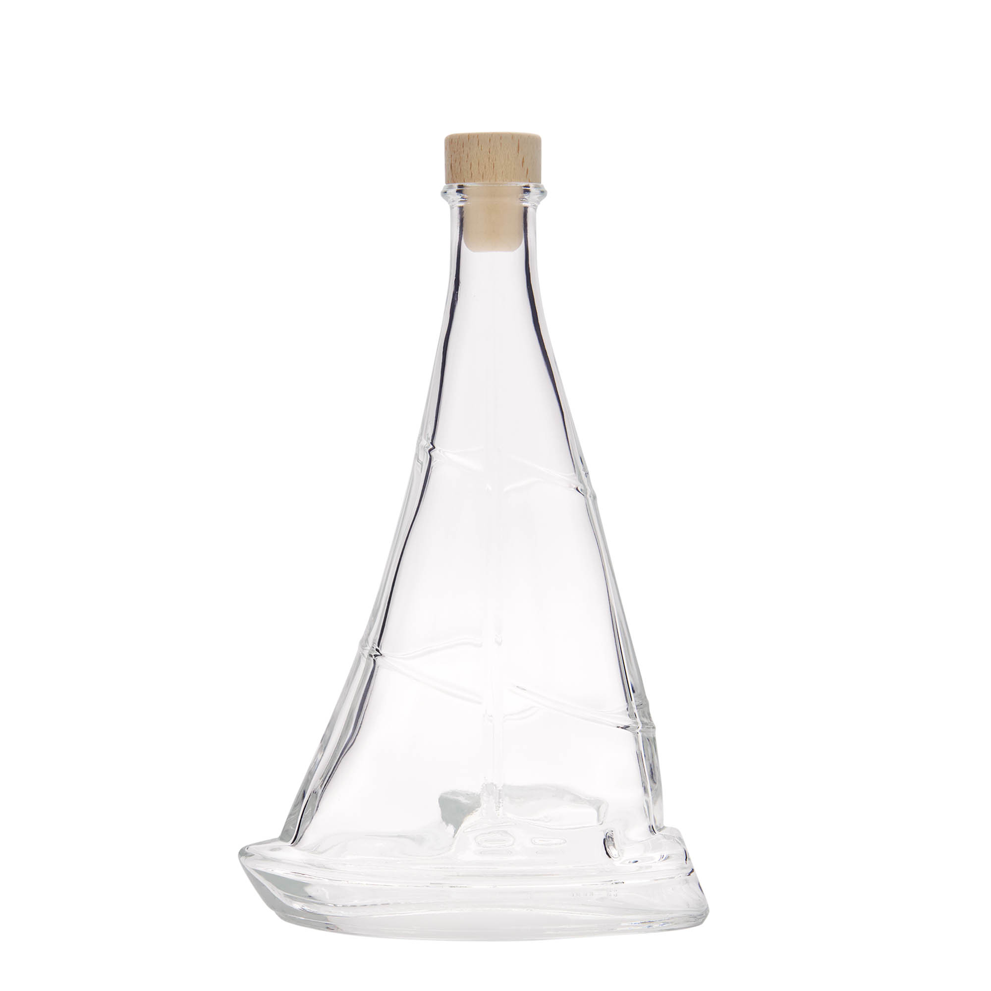 350 ml lasipullo 'Purjevene', suuaukko: korkki
