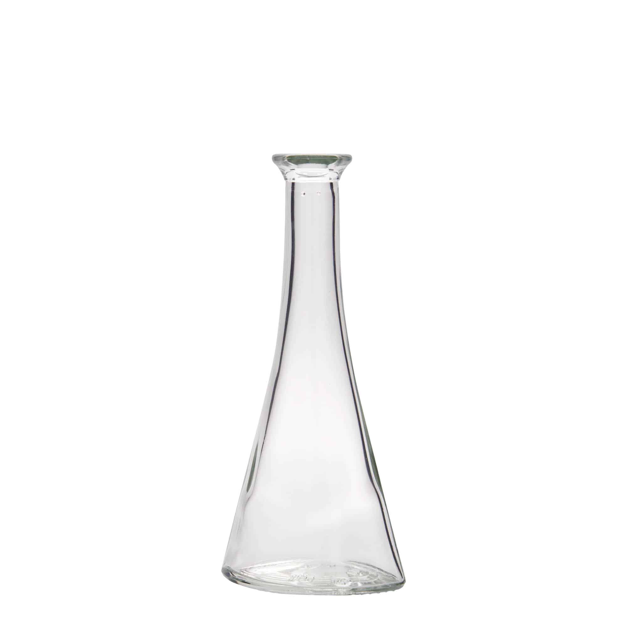 100 ml lasipullo 'Veronica', puolipyöreä, suu: korkki